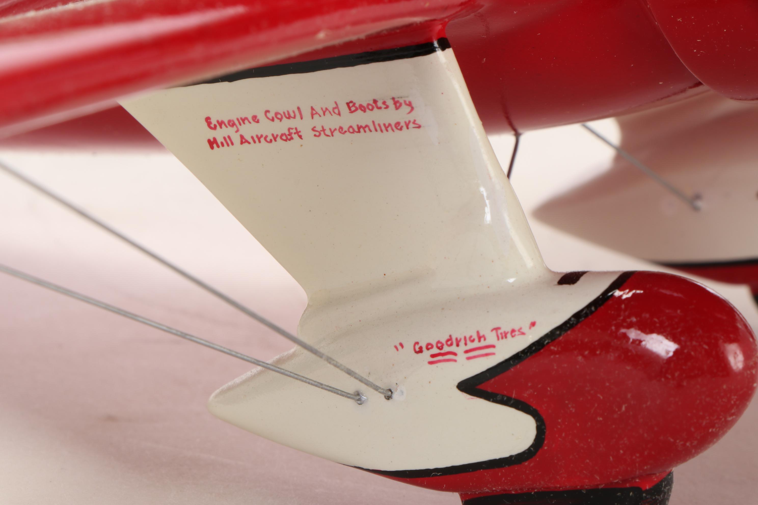 Granville Brothers "Gee Bee R.1 Sportster" Model Airplane