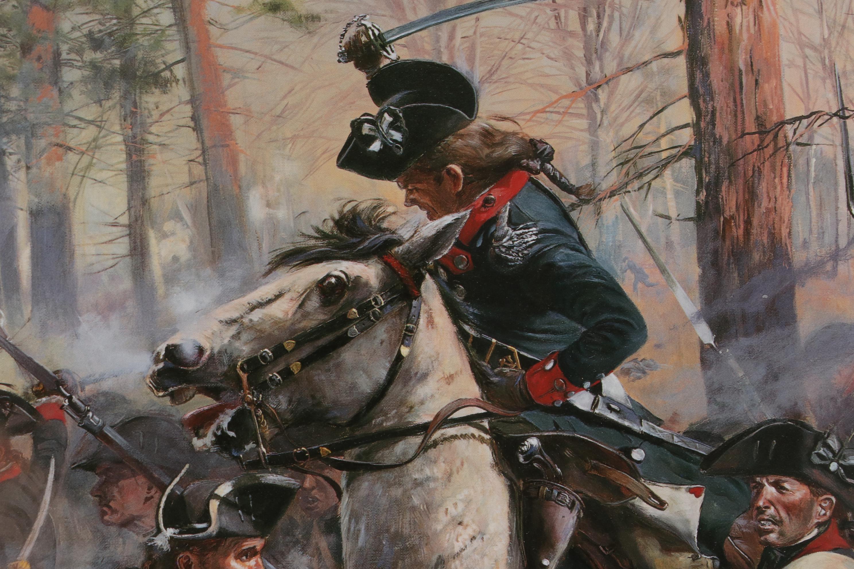 Don Troiani Offset Lithograph "The Battle of Cowpens," 1996