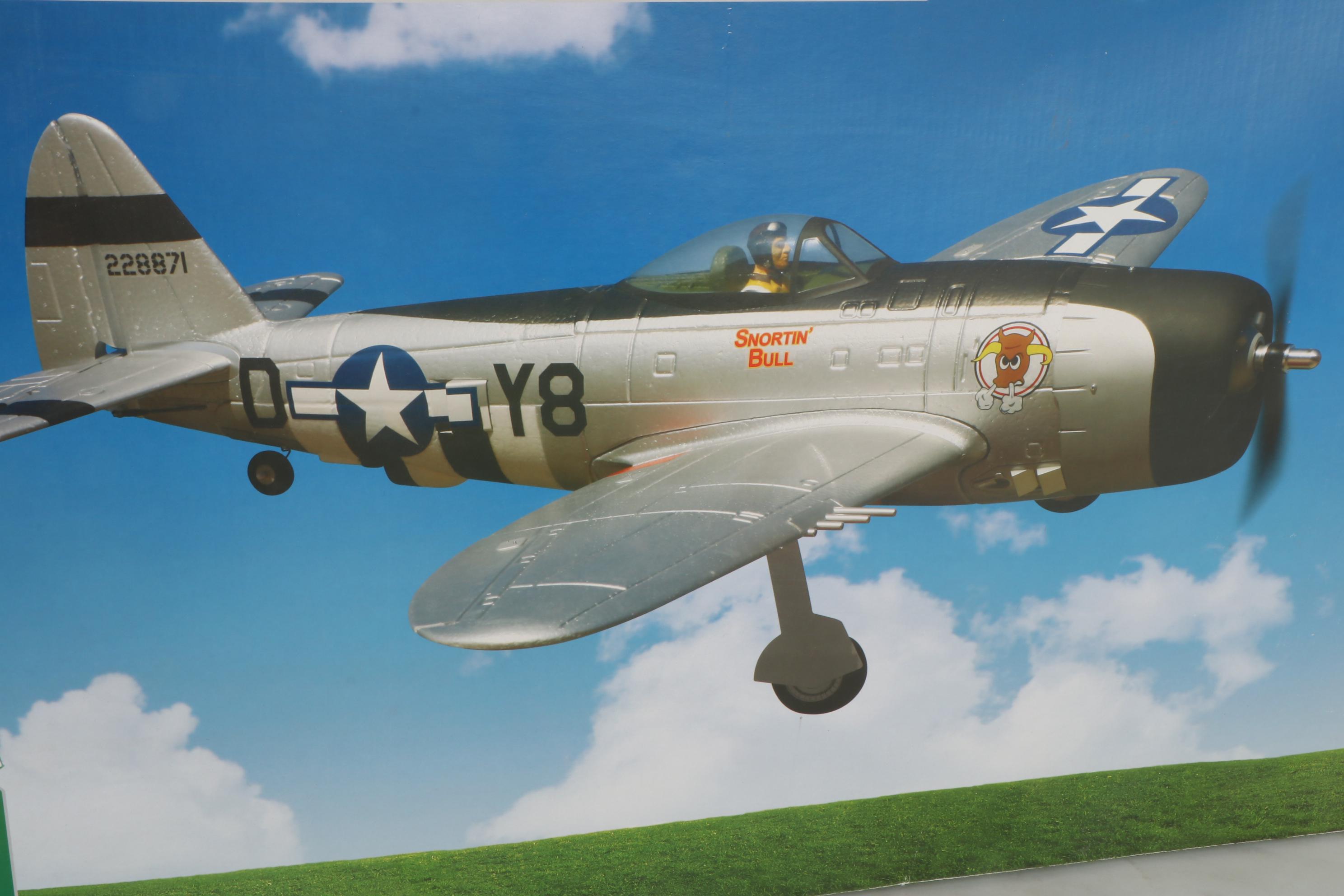 BNF Parkzone U.S. P-47D Thunderbolt Remote Control Model Airplane Kit