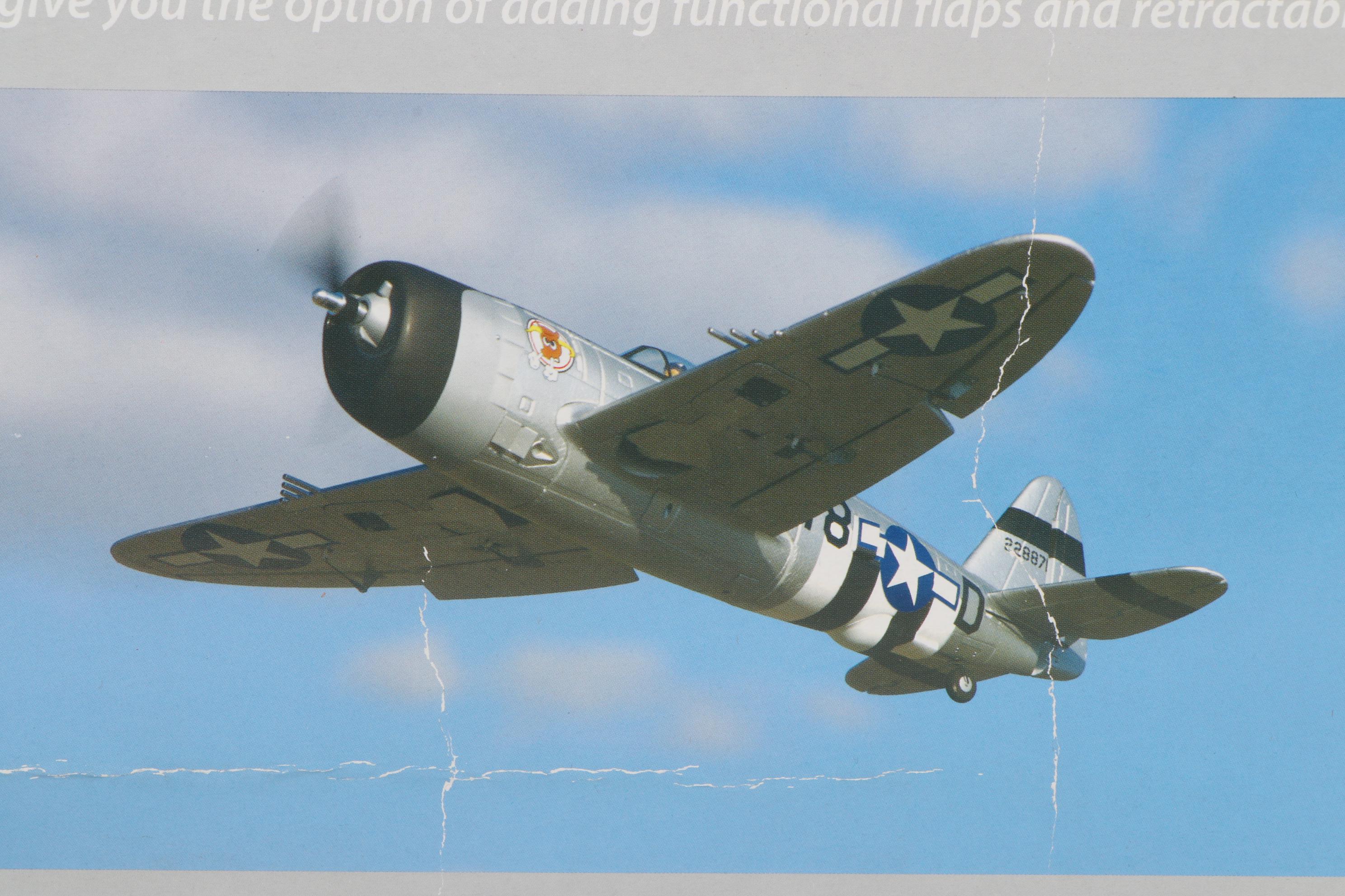 BNF Parkzone U.S. P-47D Thunderbolt Remote Control Model Airplane Kit