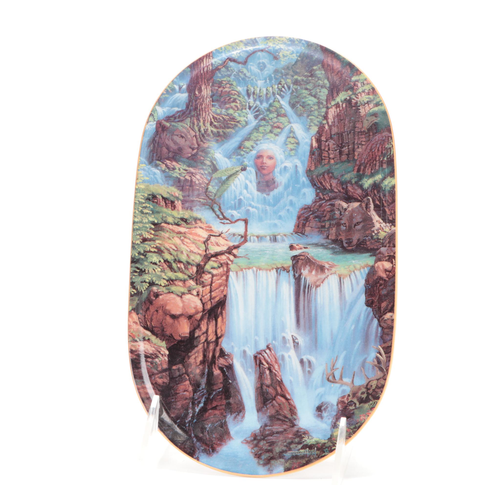 Four Bradford Exchange "Embraced by the Spirits" Decorative Plates