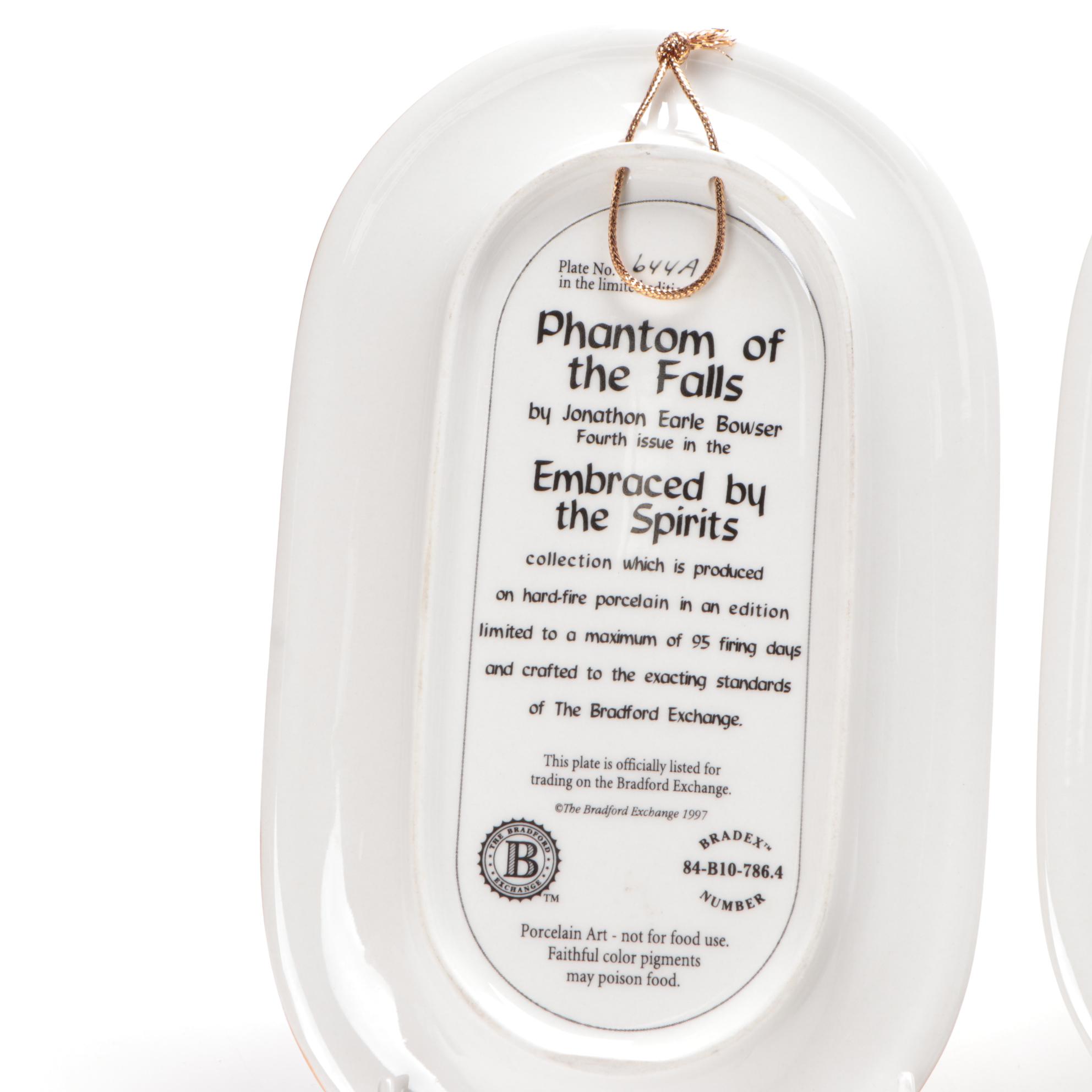 Four Bradford Exchange "Embraced by the Spirits" Decorative Plates