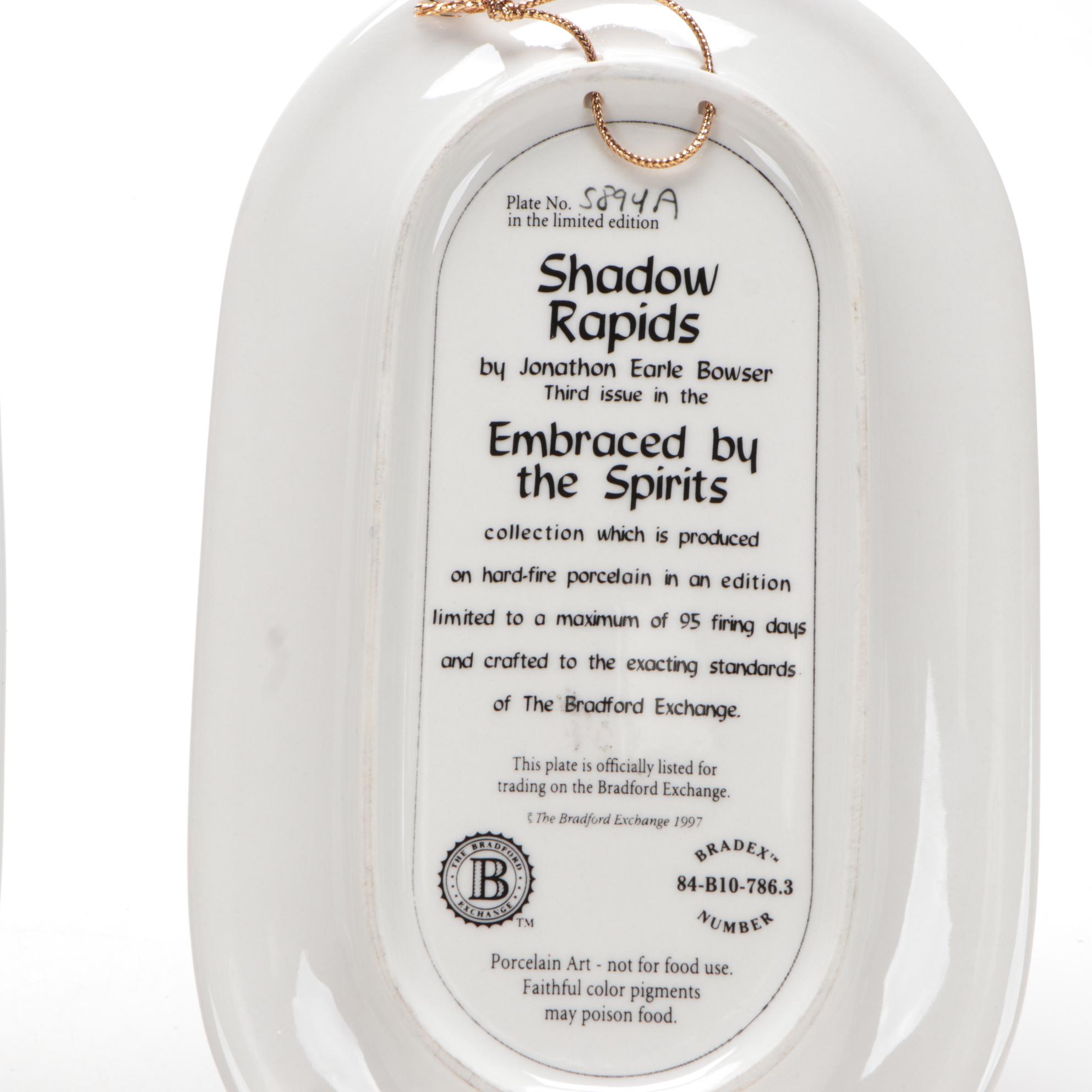 Four Bradford Exchange "Embraced by the Spirits" Decorative Plates