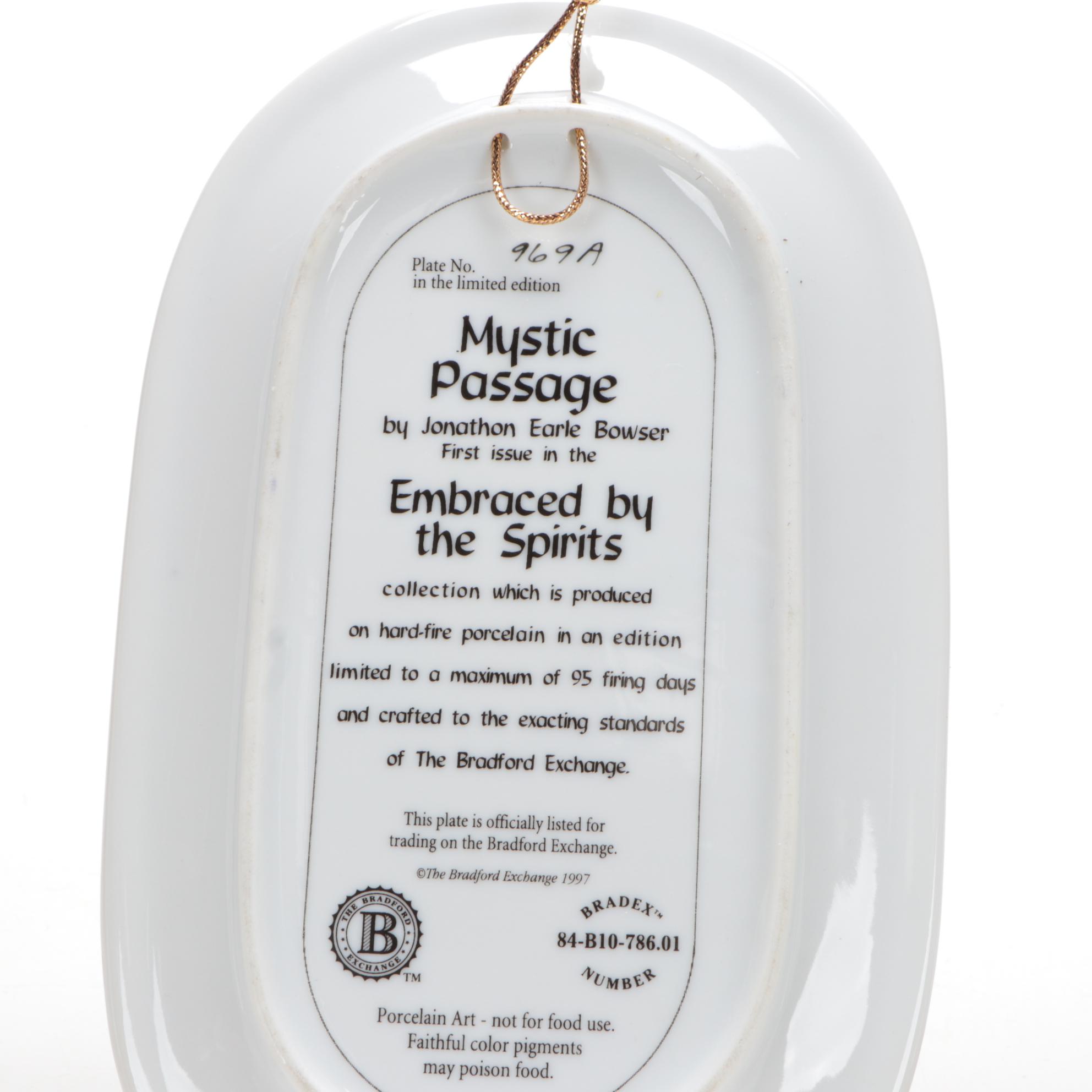 Four Bradford Exchange "Embraced by the Spirits" Decorative Plates