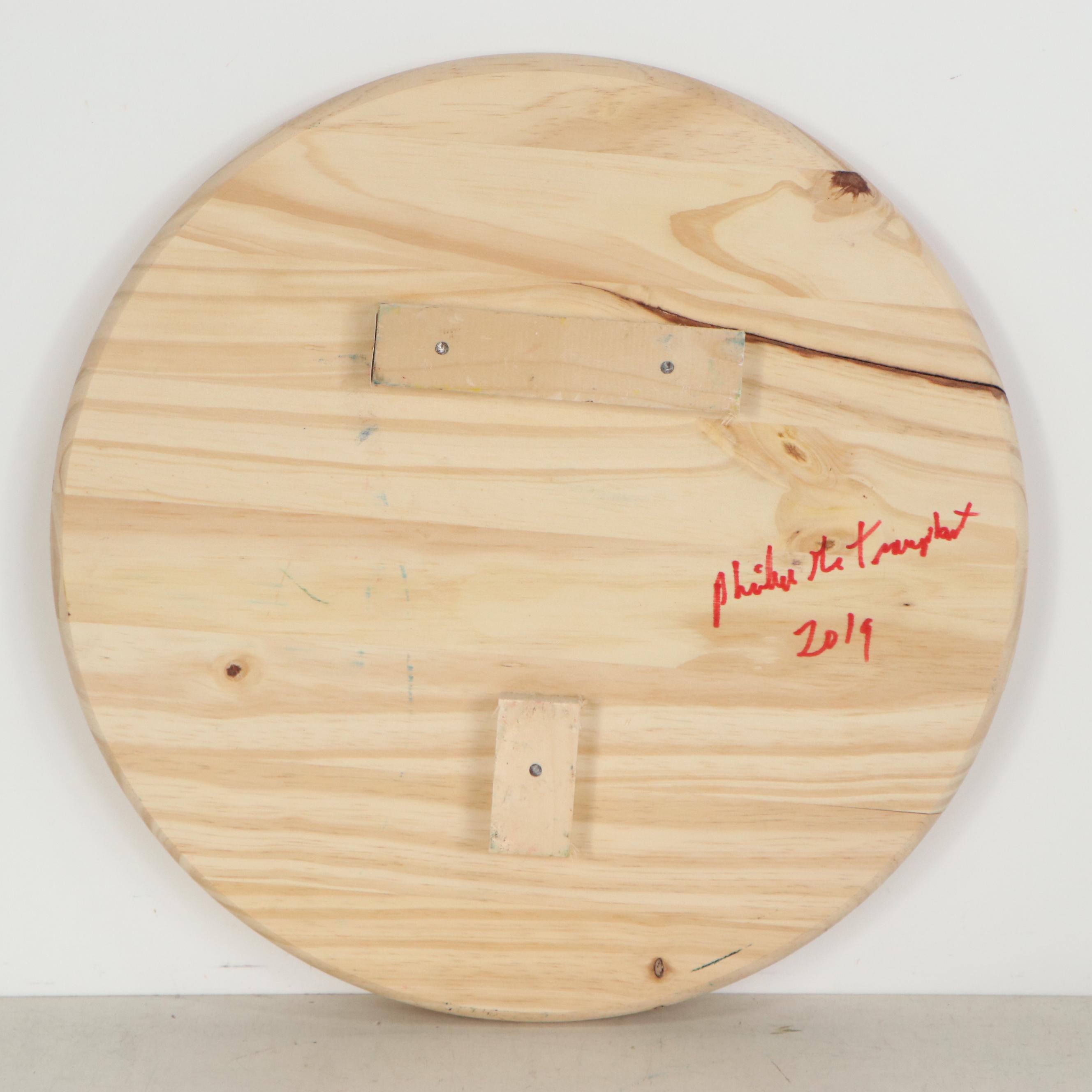 Philip the Transplant Acrylic Portrait, 2019