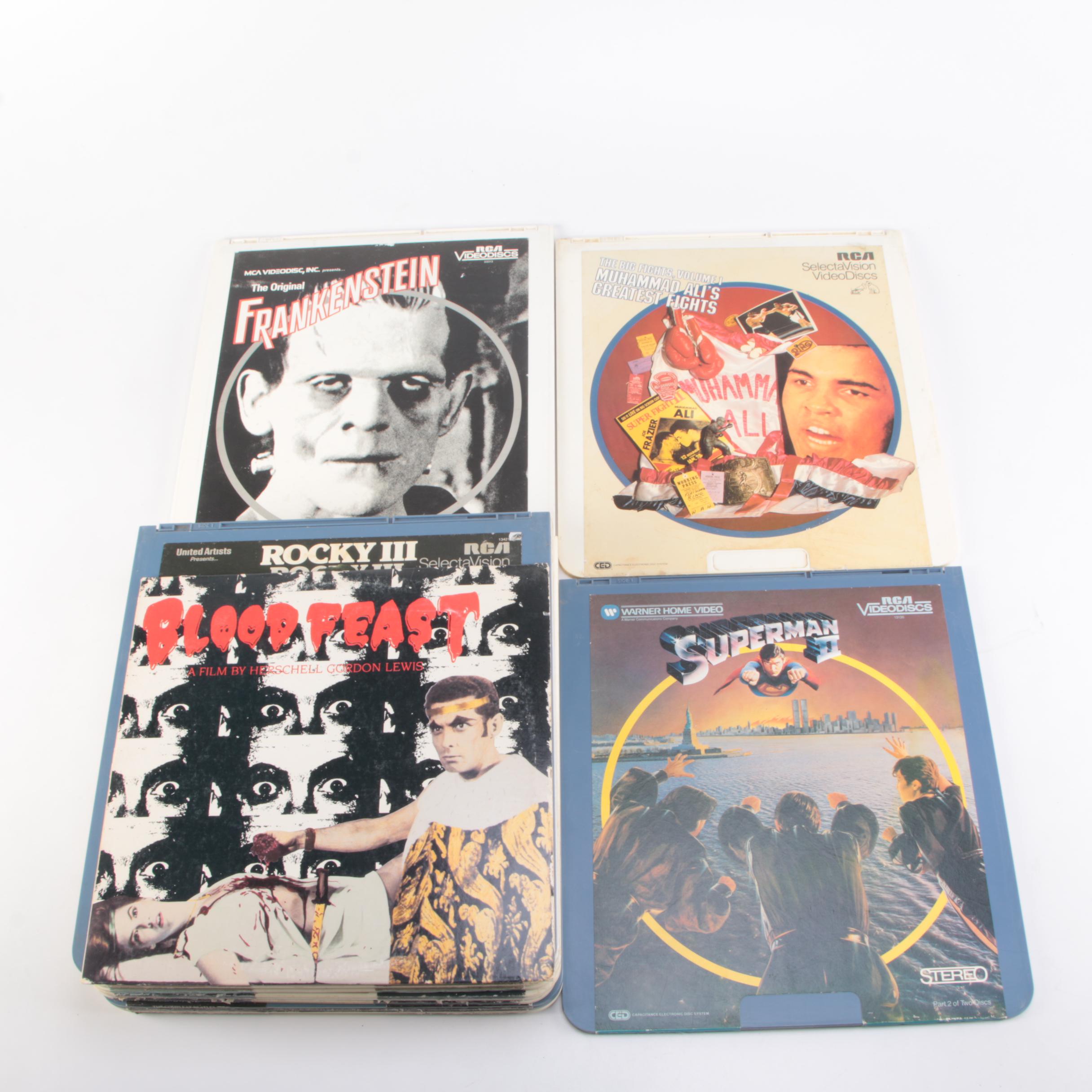 1980s RCA Video Discs, Including "The Empire Strikes Back" and "Animal House"