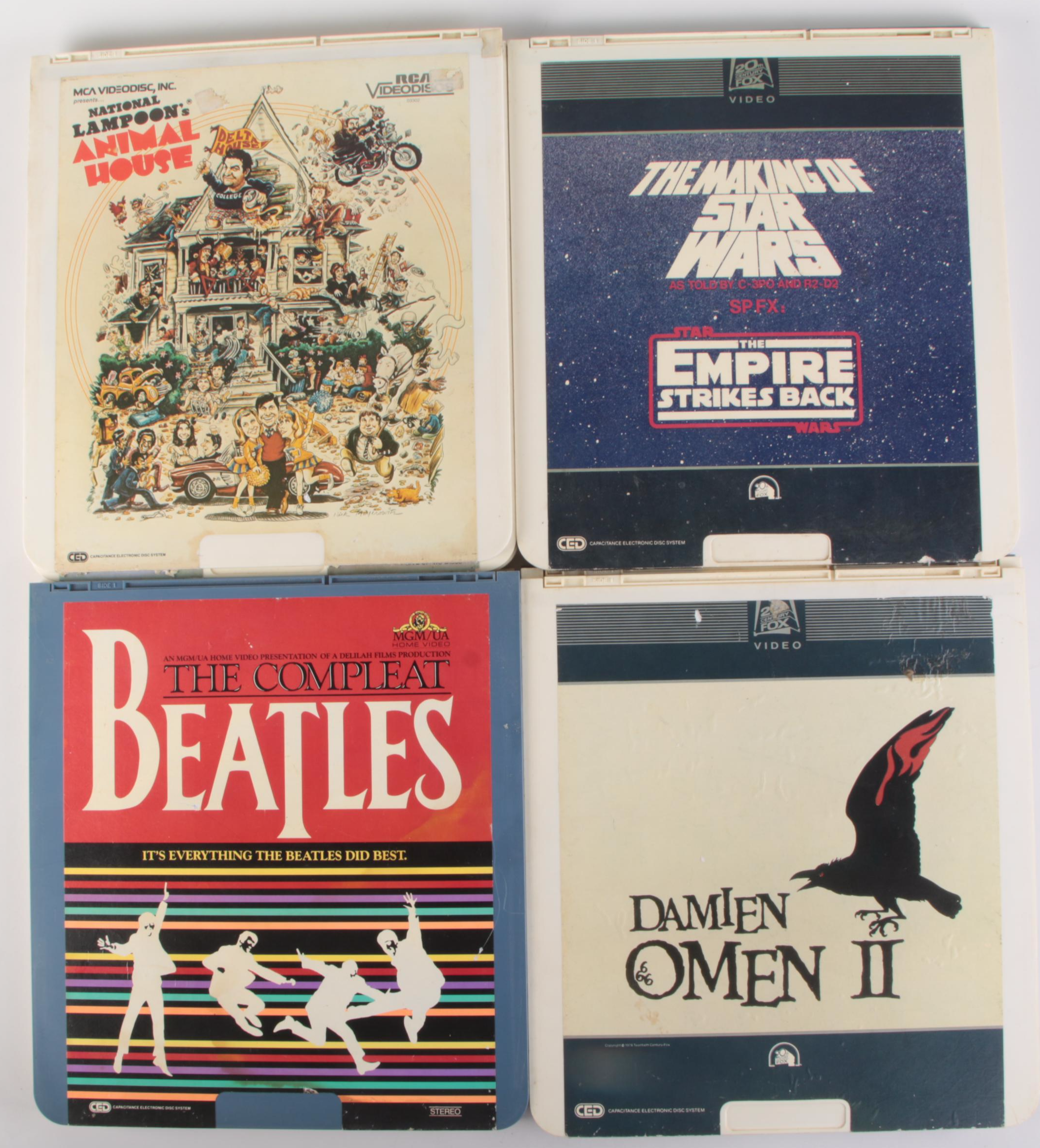 1980s RCA Video Discs, Including "The Empire Strikes Back" and "Animal House"