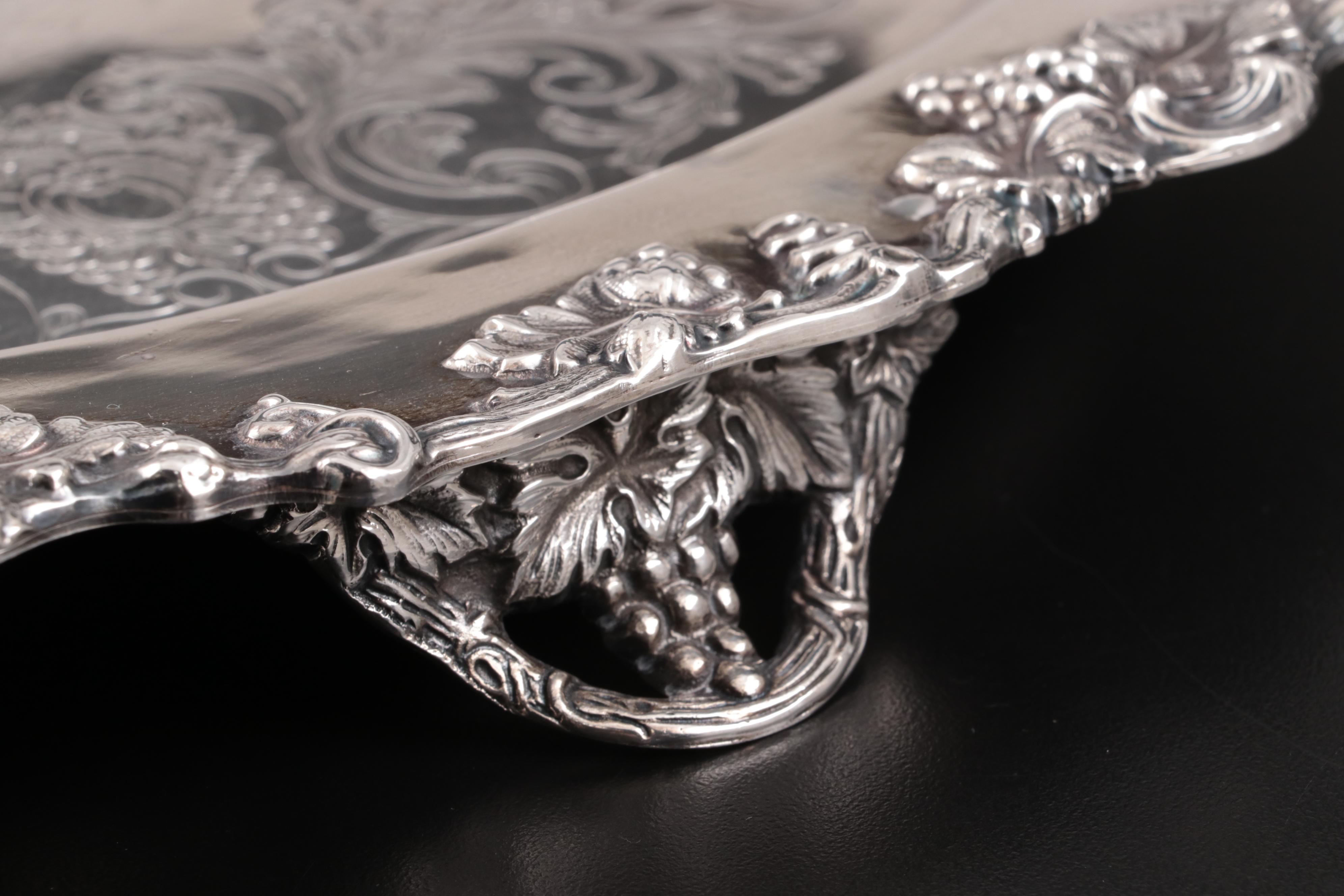 Garrard & Co. Sterling Silver Elizabeth II Wedding Anniversary Punch Set, 1972