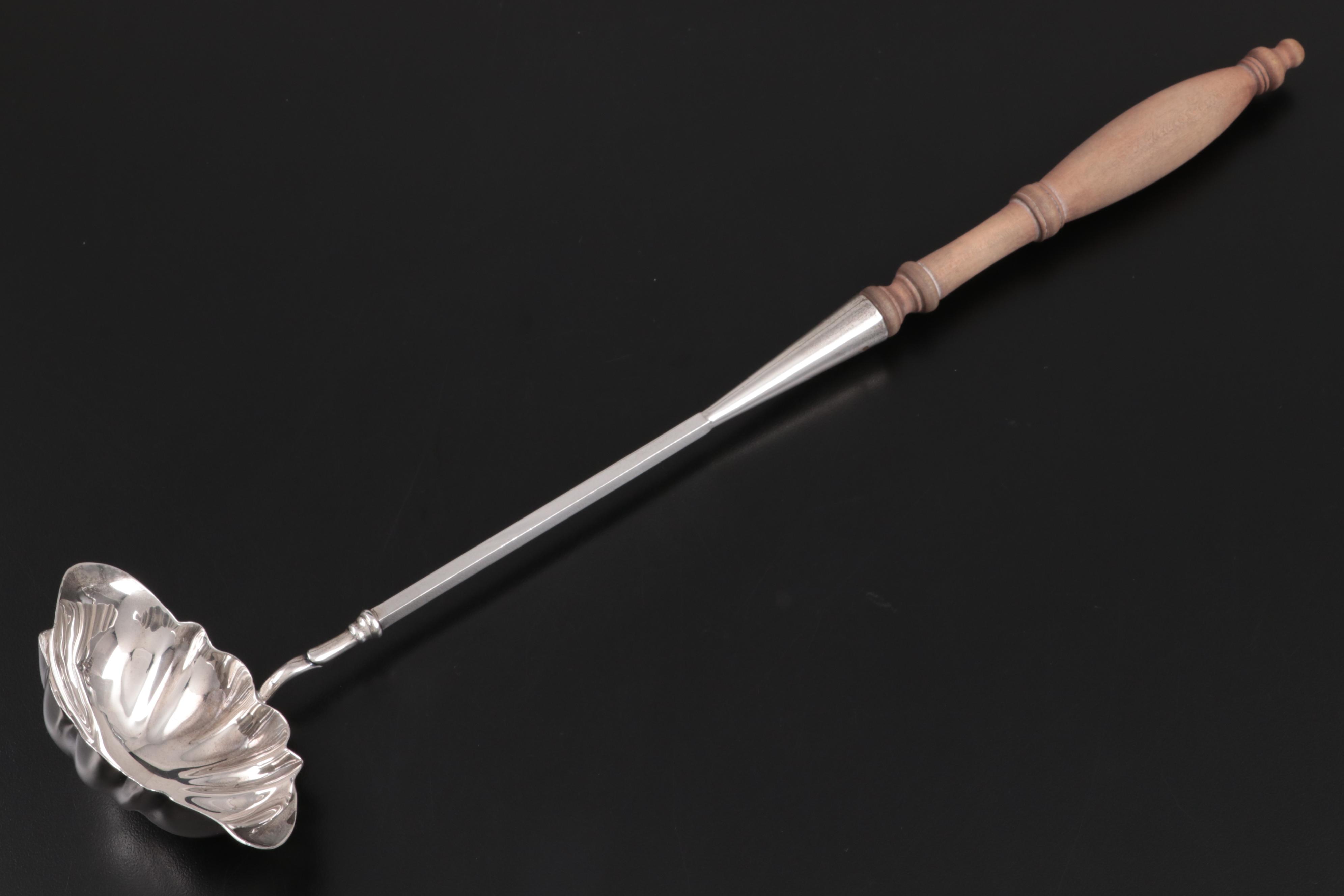 Garrard & Co. Sterling Silver Elizabeth II Wedding Anniversary Punch Set, 1972