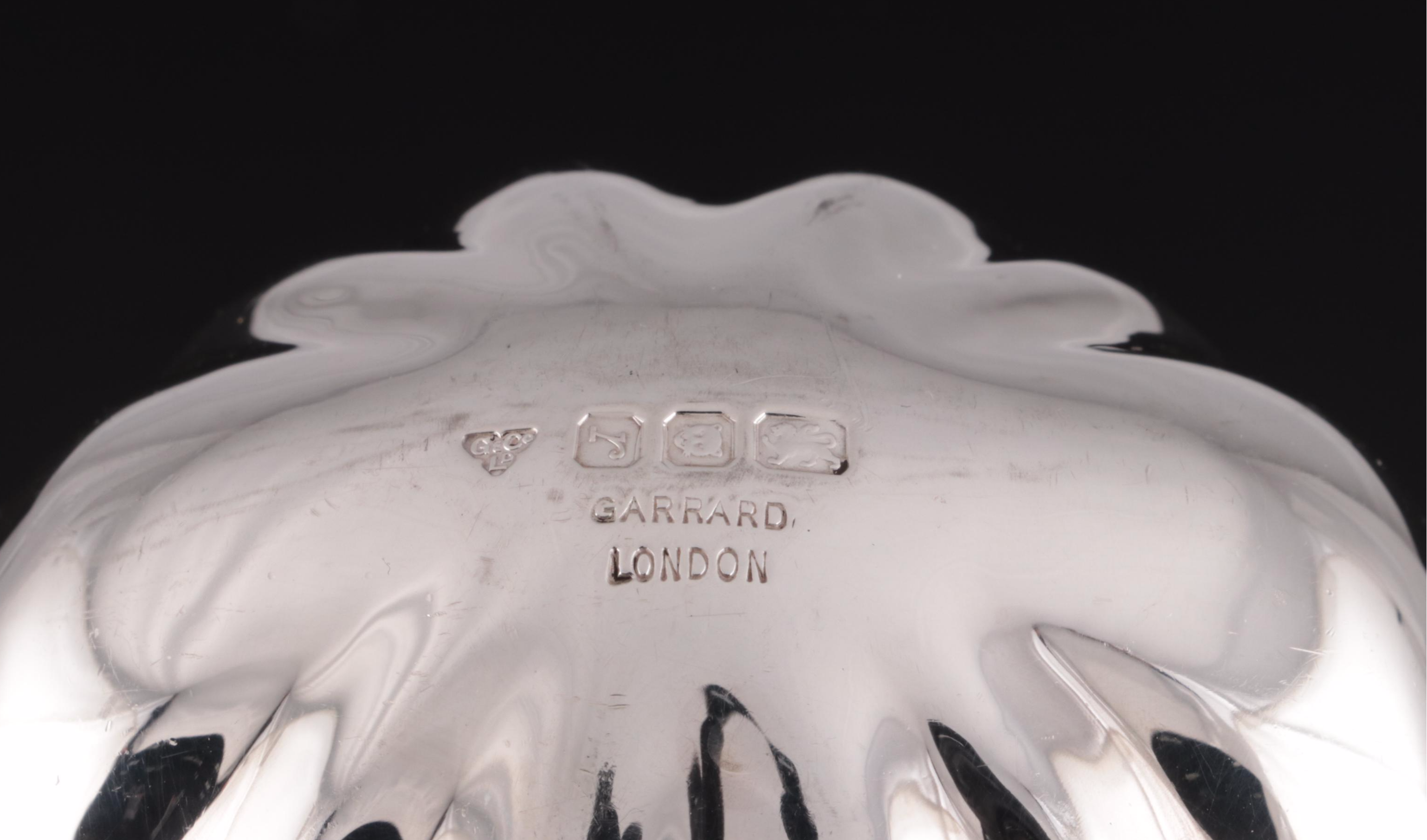 Garrard & Co. Sterling Silver Elizabeth II Wedding Anniversary Punch Set, 1972