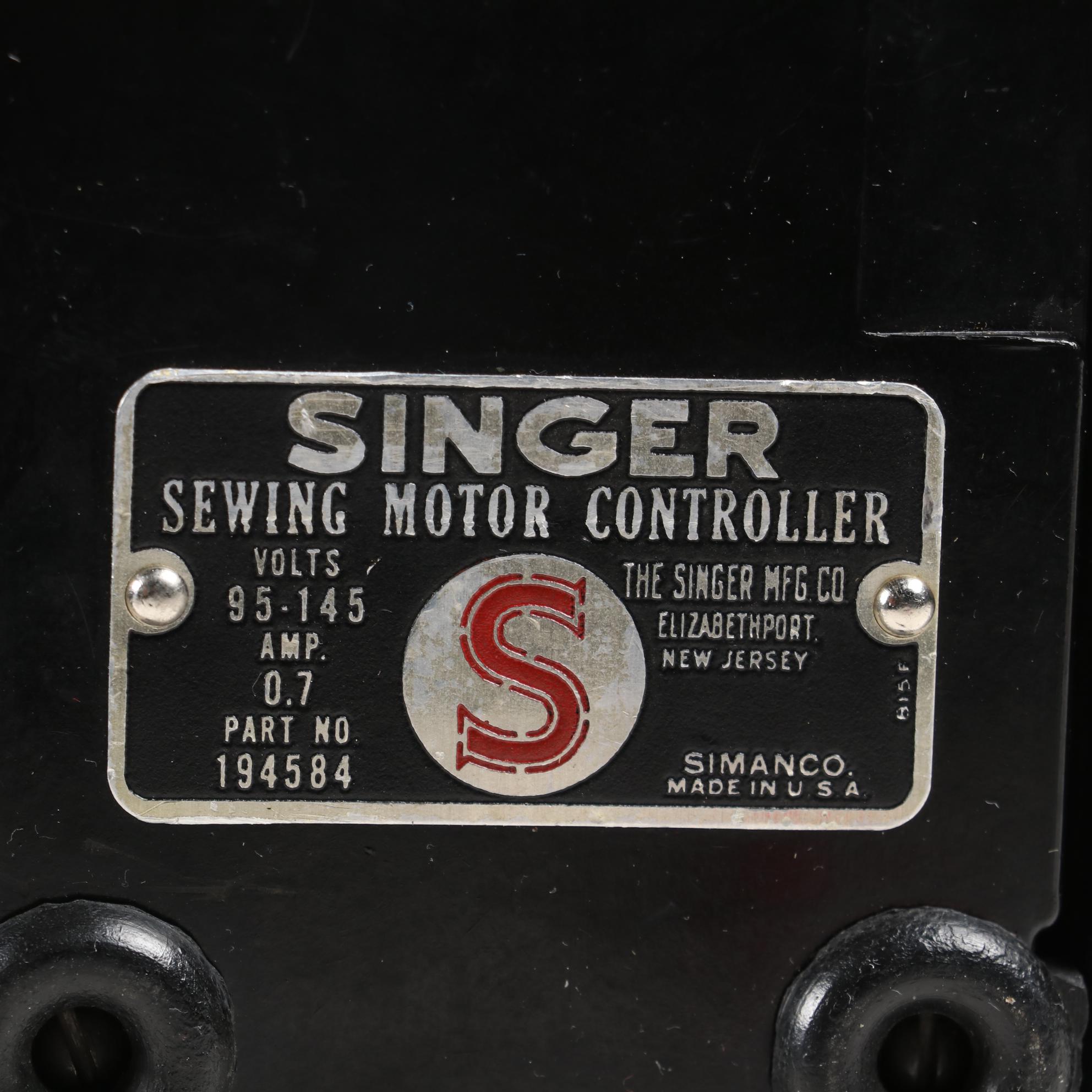 Singer 221-1 Featherweight Electric Sewing Machine, 1951