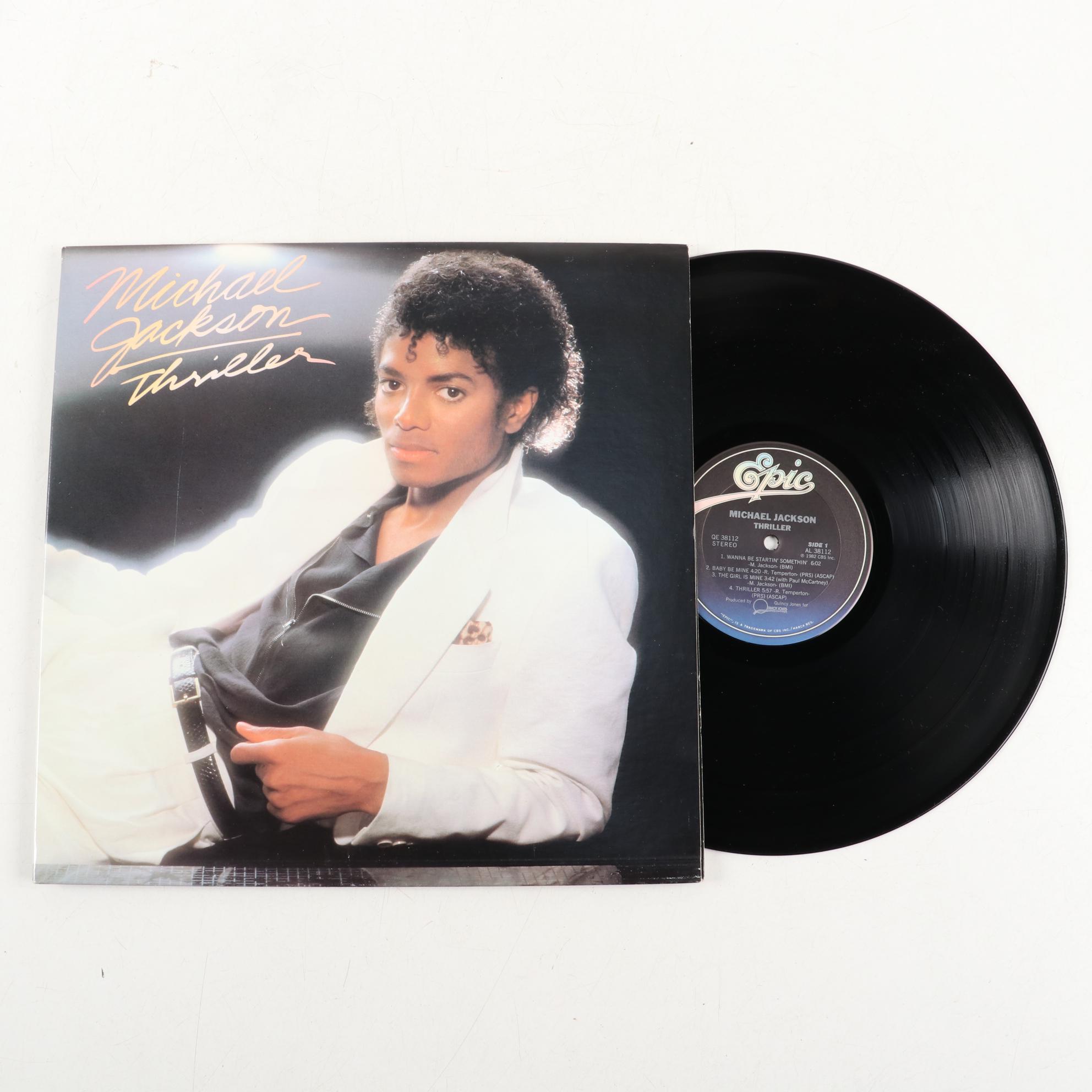 Michael Jackson, Sheena Easton, Van Halen, Frank Zappa, and Other Vinyl Records