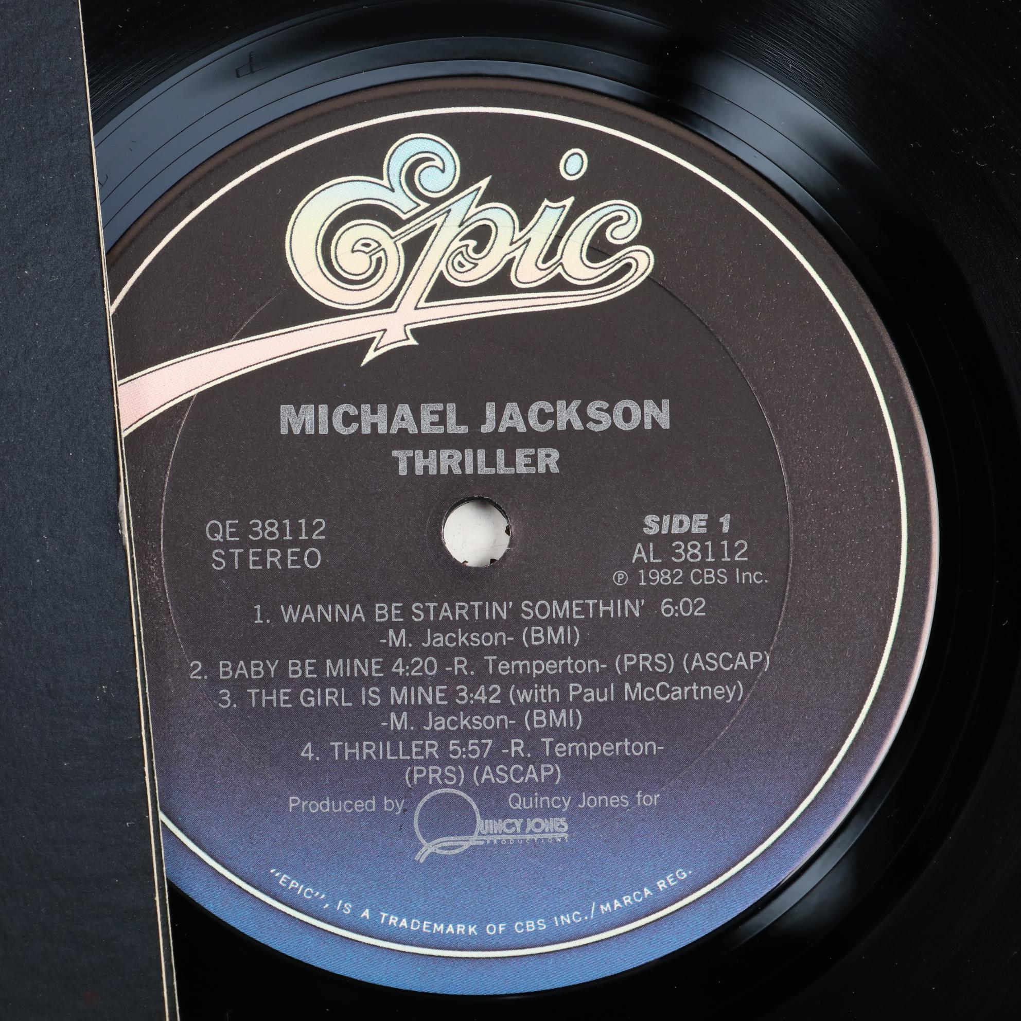 Michael Jackson, Sheena Easton, Van Halen, Frank Zappa, and Other Vinyl Records