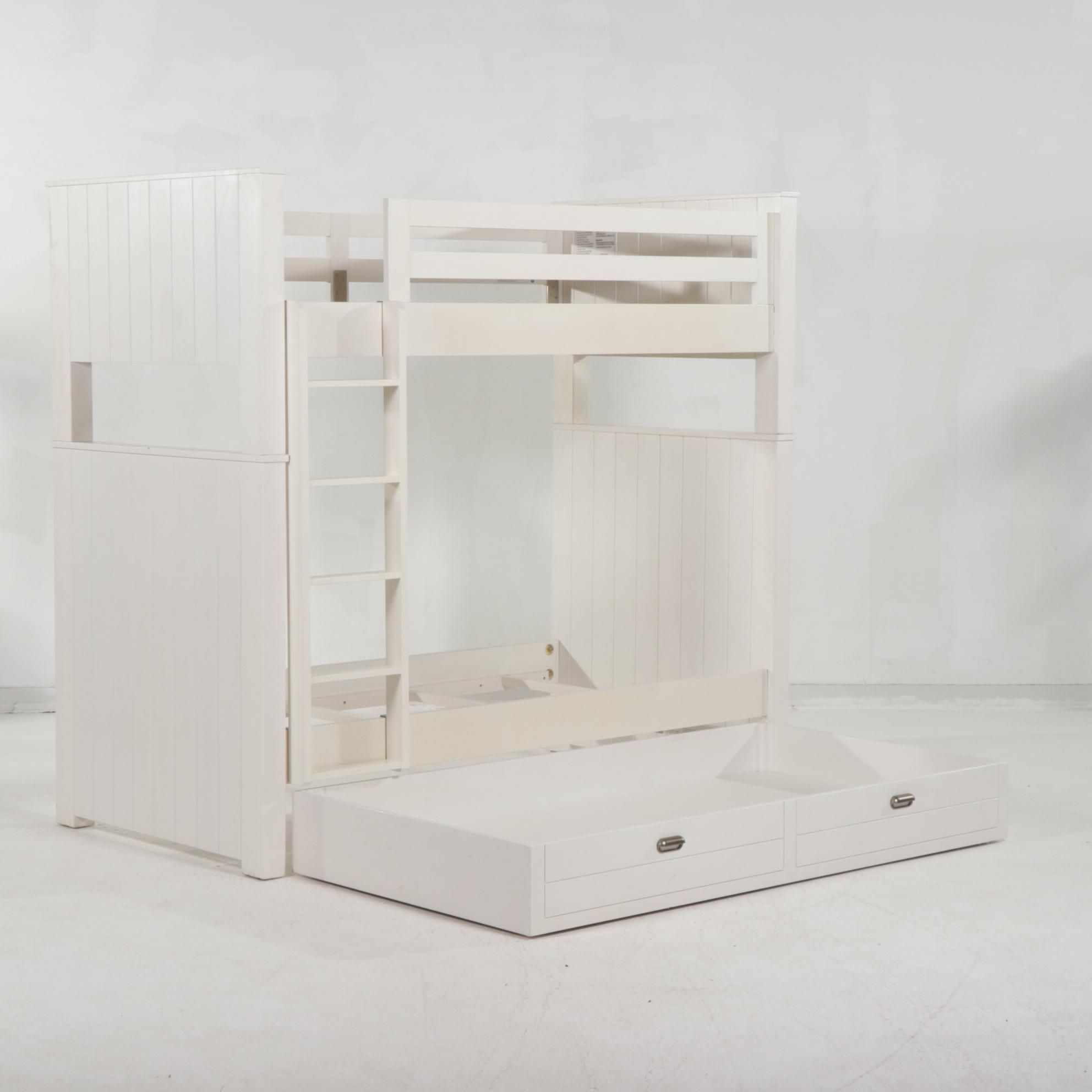 Restoration Hardware "Haven" Twin-Over-Twin Bunk Bed and Trundle Set