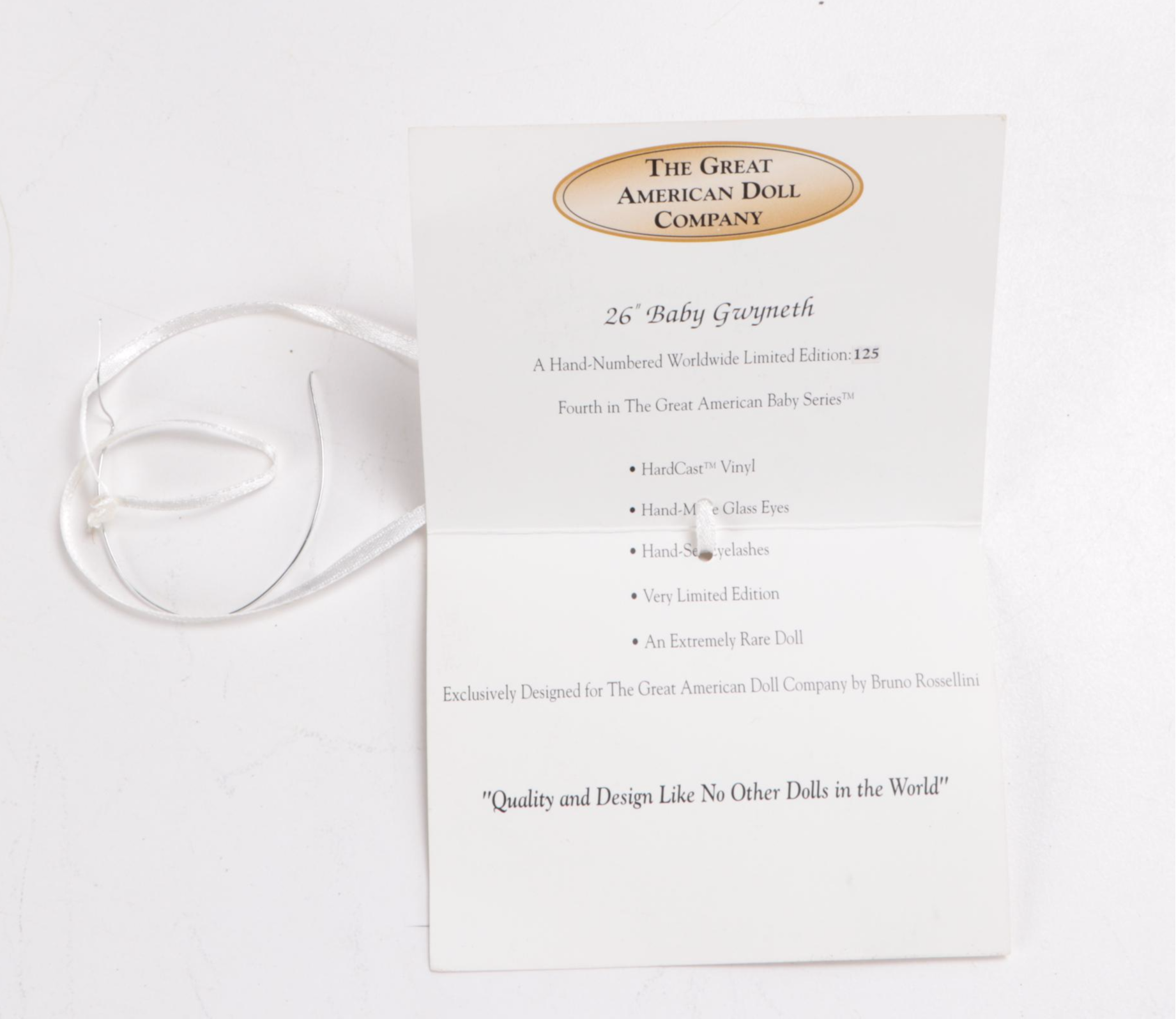 Great American Doll Company "Royal Baby Gwyneth"