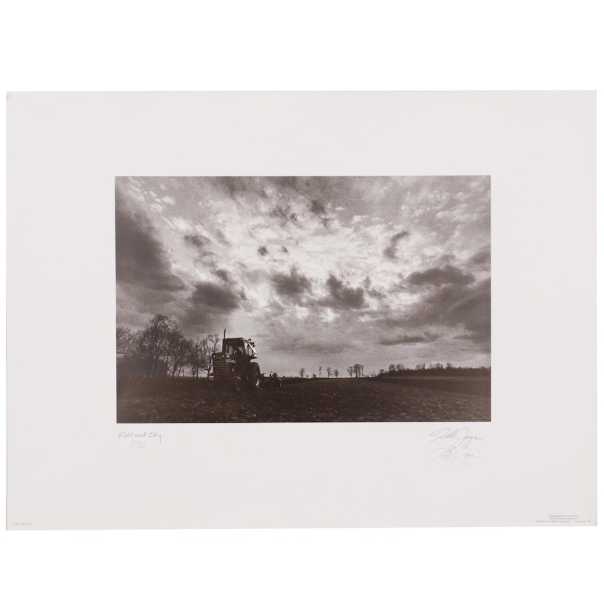 Todd Joyce Offset Lithograph "Field and Sky"