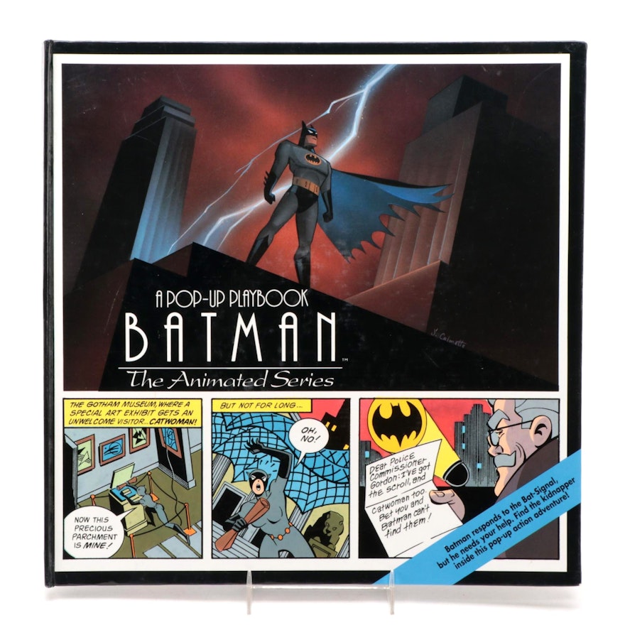 First Edition "Batman: The Animated Series" Pop-up Playbook, 1994