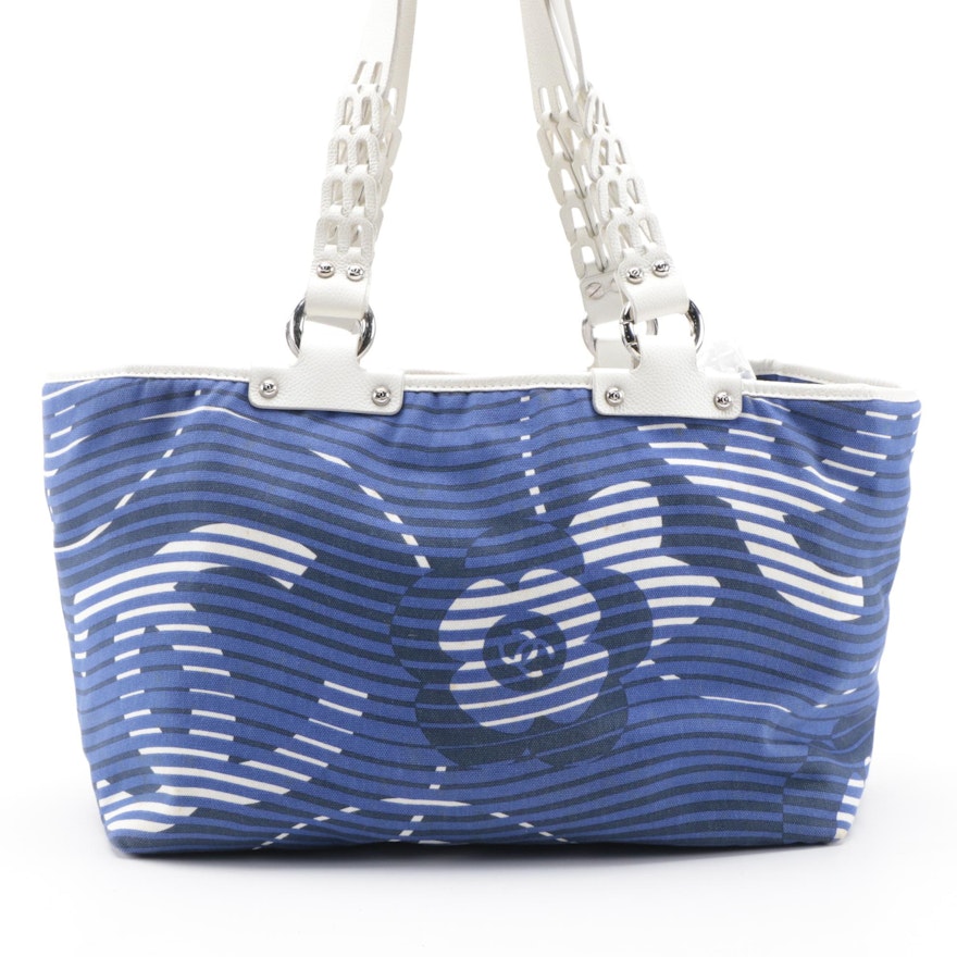 Chanel Cruise Line Canvas and Leather Tote Bag