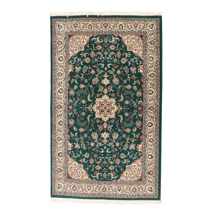 5'1 x 8'8 Hand-Knotted Indo-Persian Tabriz Area Rug, 2000s