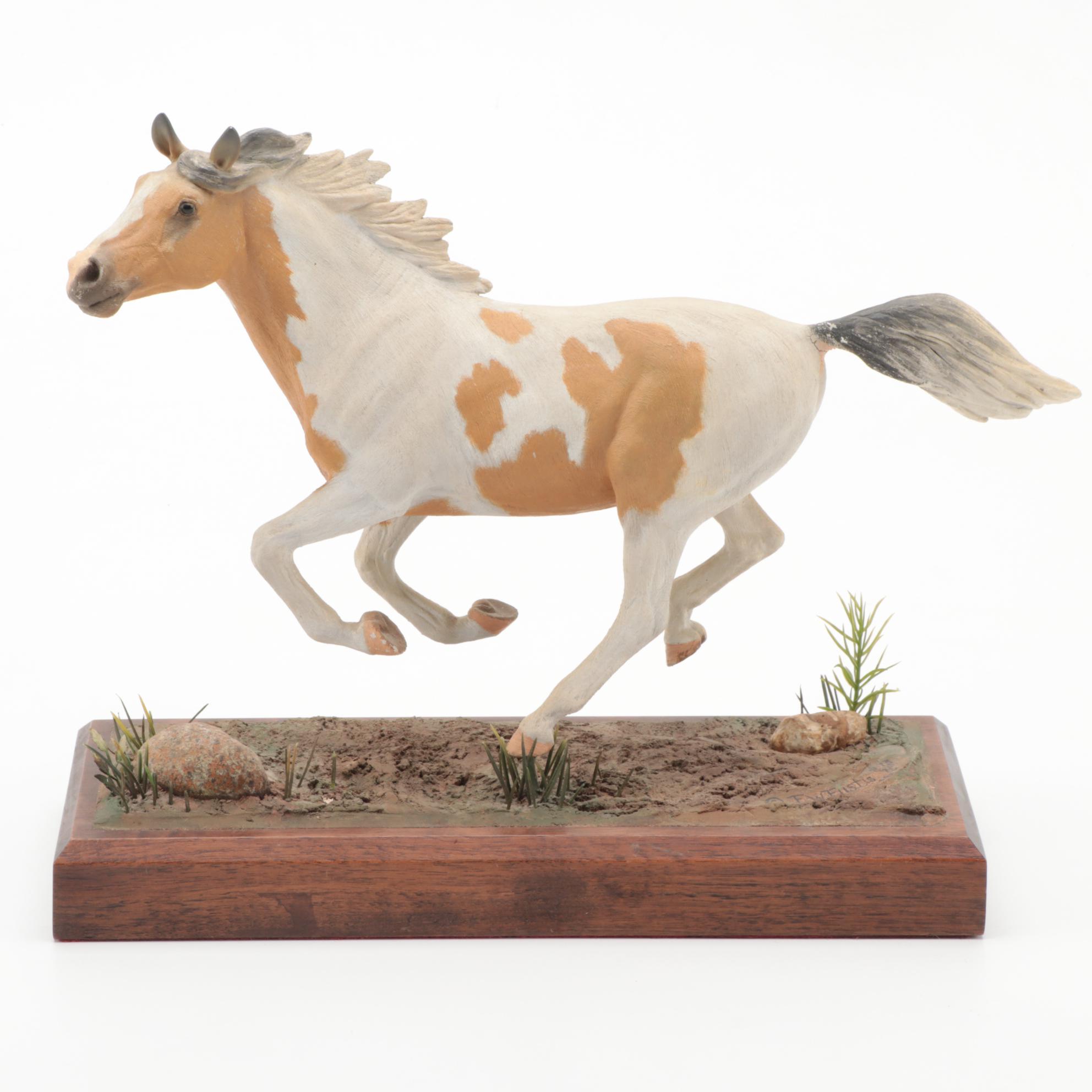 Francis W. Eustis Resin Horse Sculpture