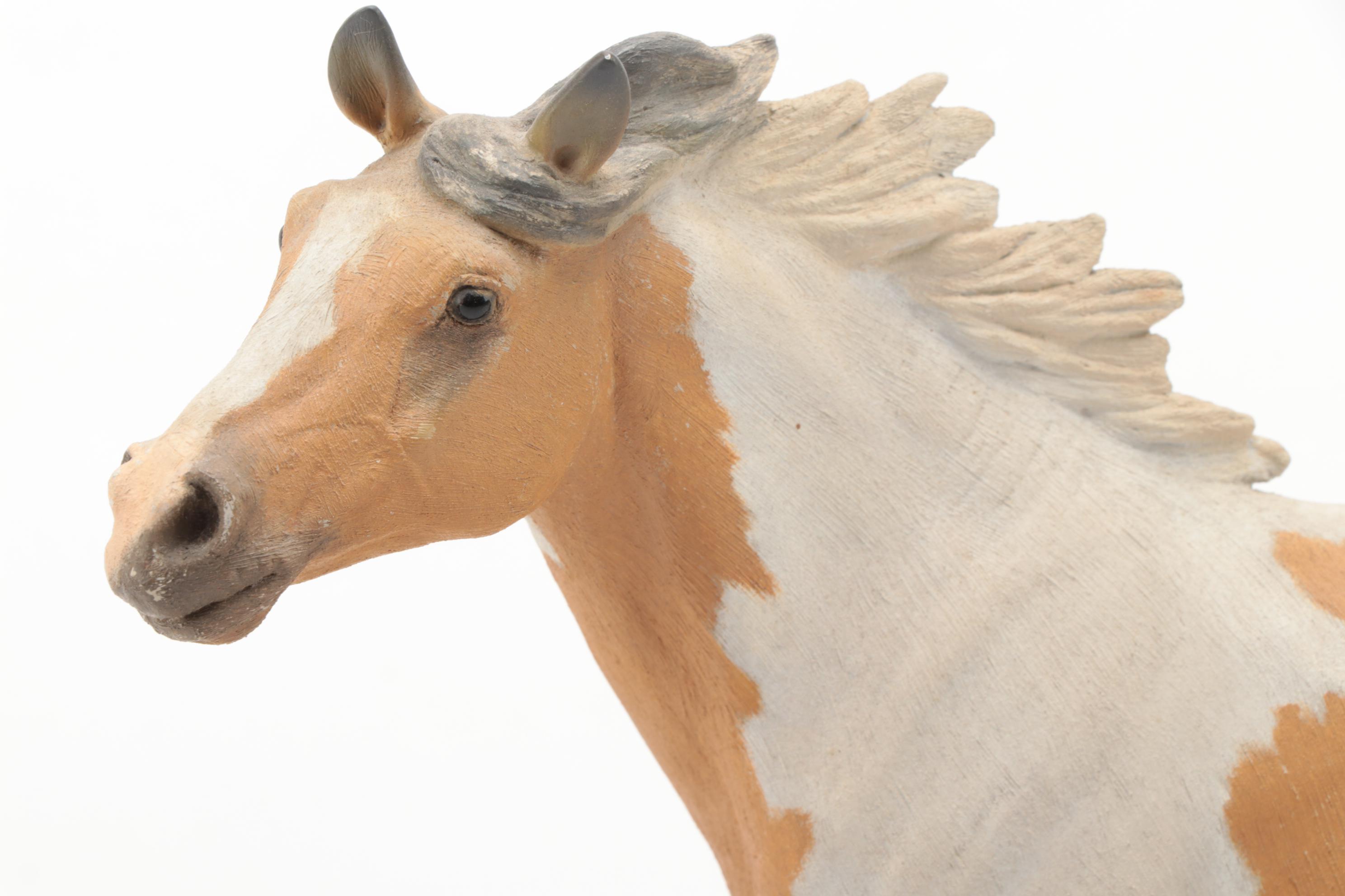 Francis W. Eustis Resin Horse Sculpture