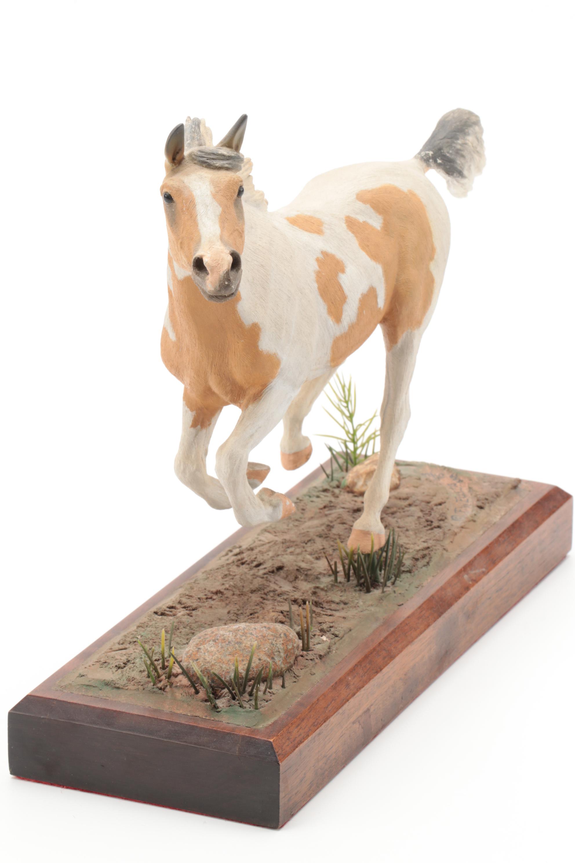 Francis W. Eustis Resin Horse Sculpture