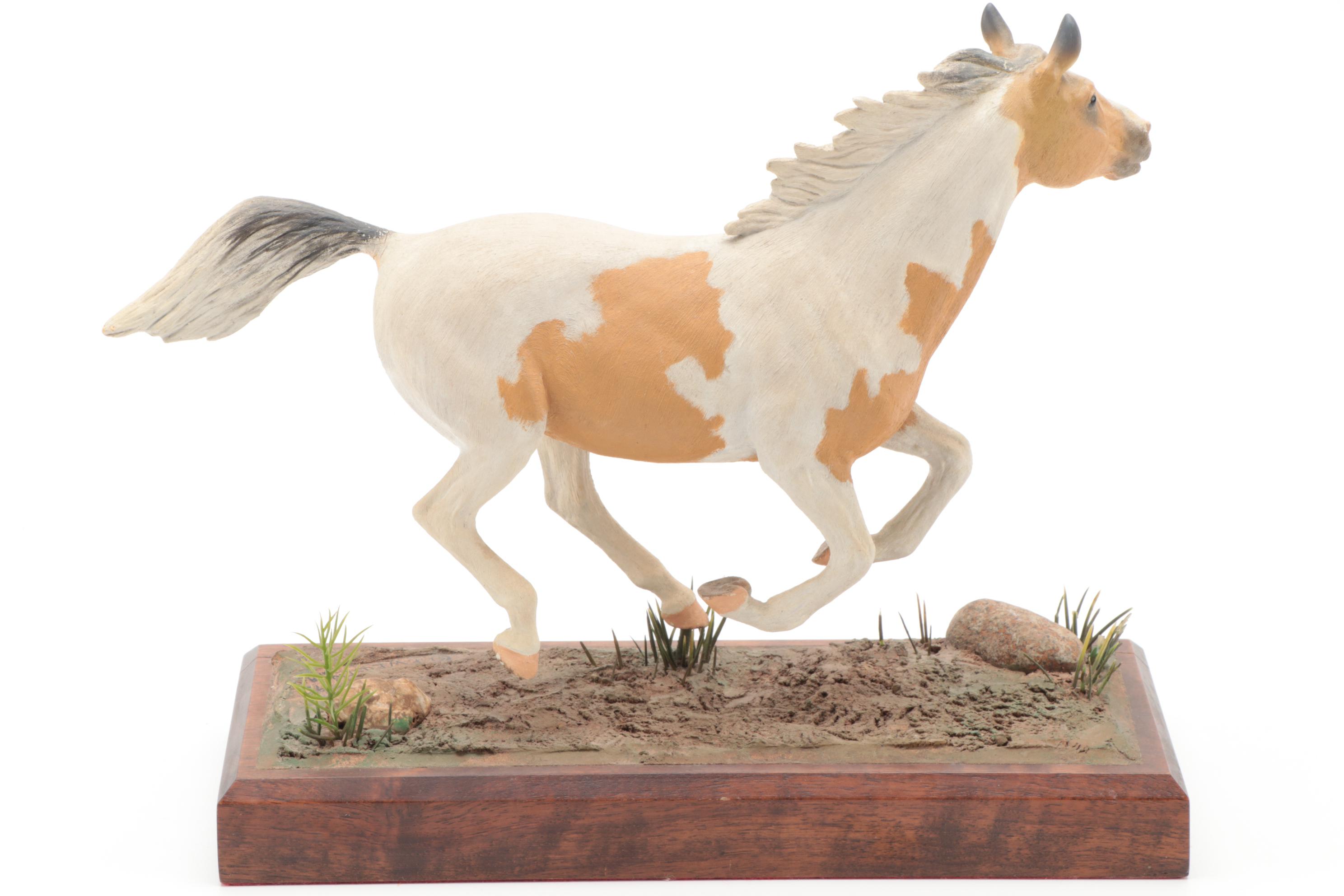 Francis W. Eustis Resin Horse Sculpture