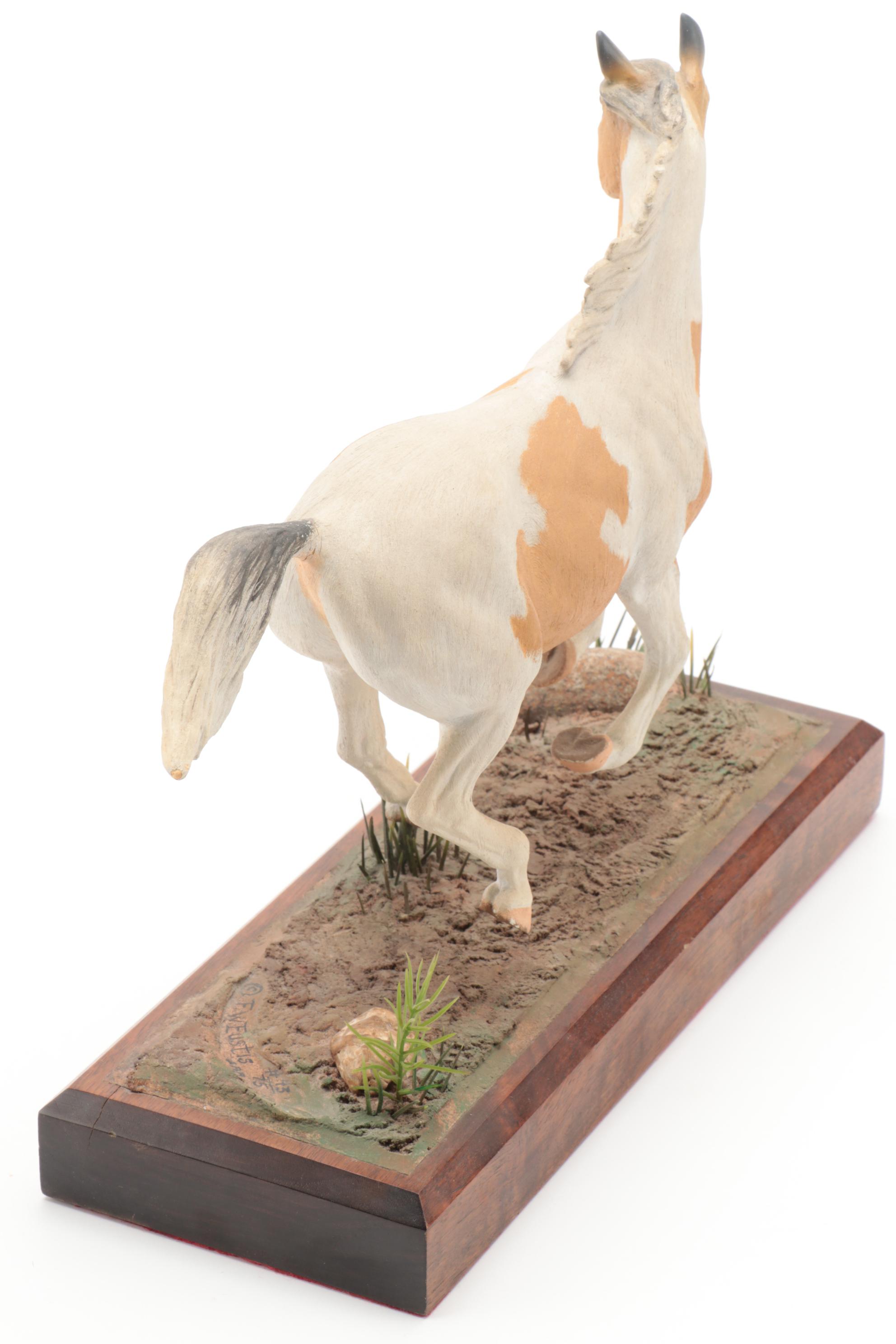 Francis W. Eustis Resin Horse Sculpture