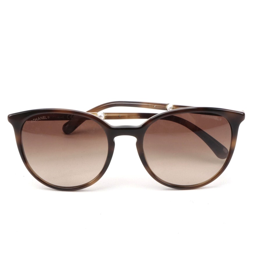 Chanel 5394-H Gradient Pearl Butterfly Sunglasses