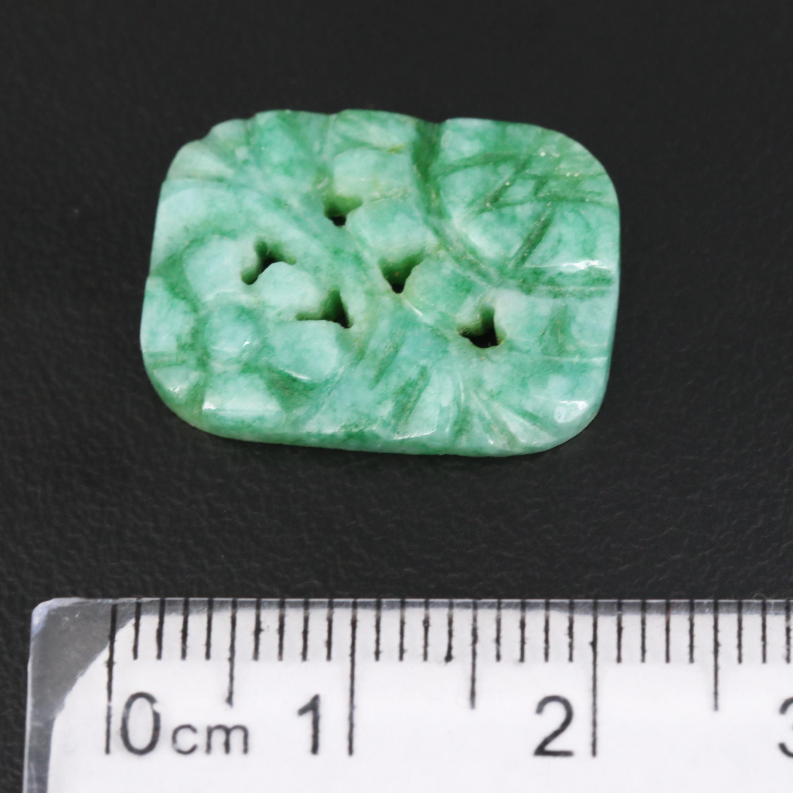 Loose Carved Jadeite Tablets