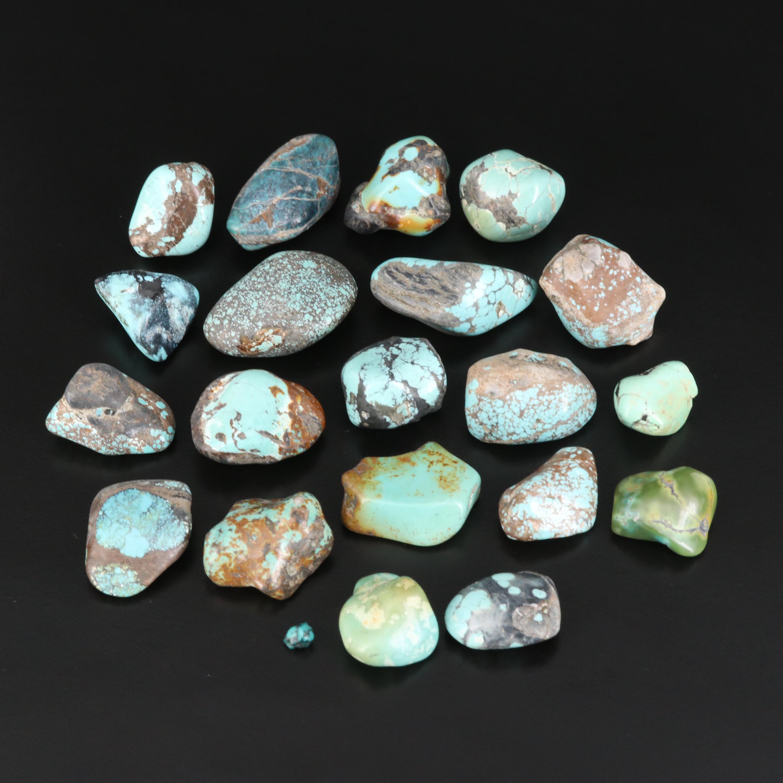 Loose Tumbled Rough Turquoises