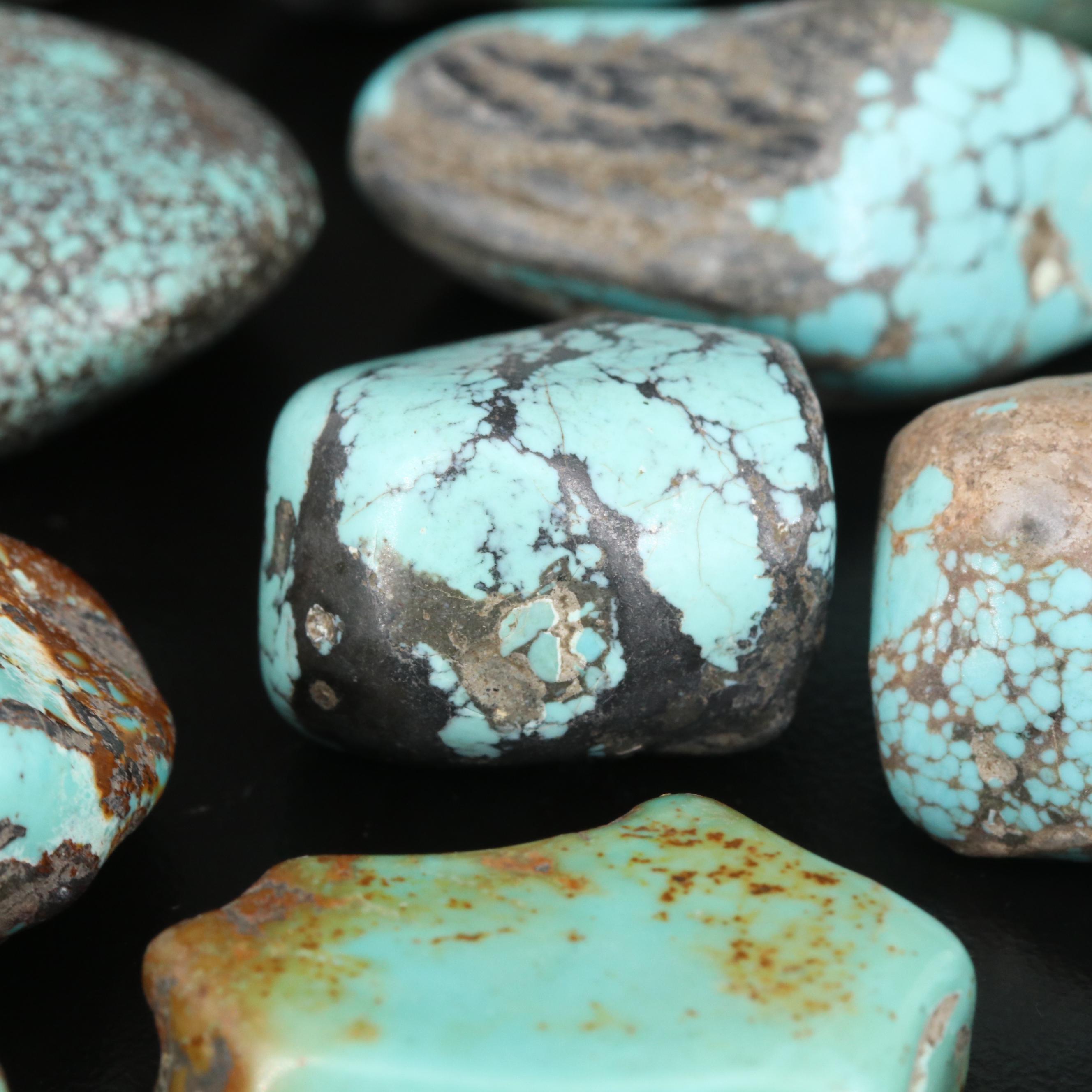 Loose Tumbled Rough Turquoises