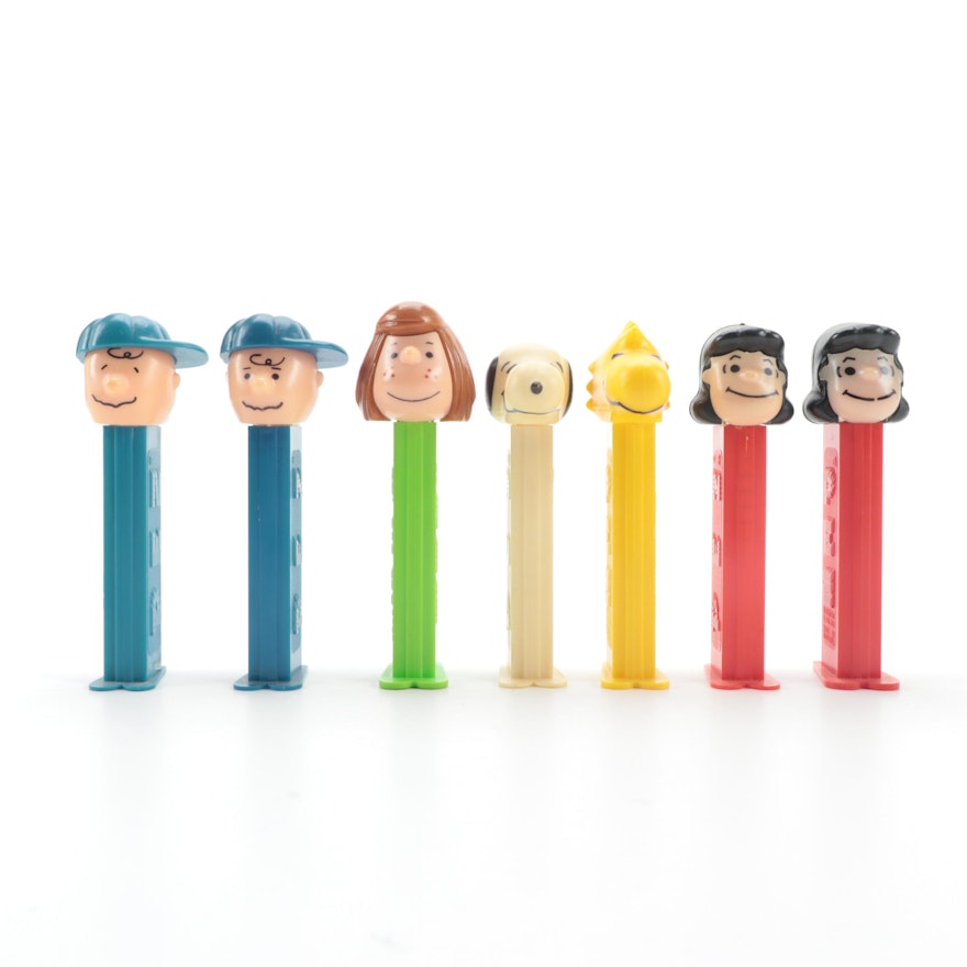 PEZ "Lucy", "Charlie Brown", "Snoopy" and Other Peanuts Character Dispensers