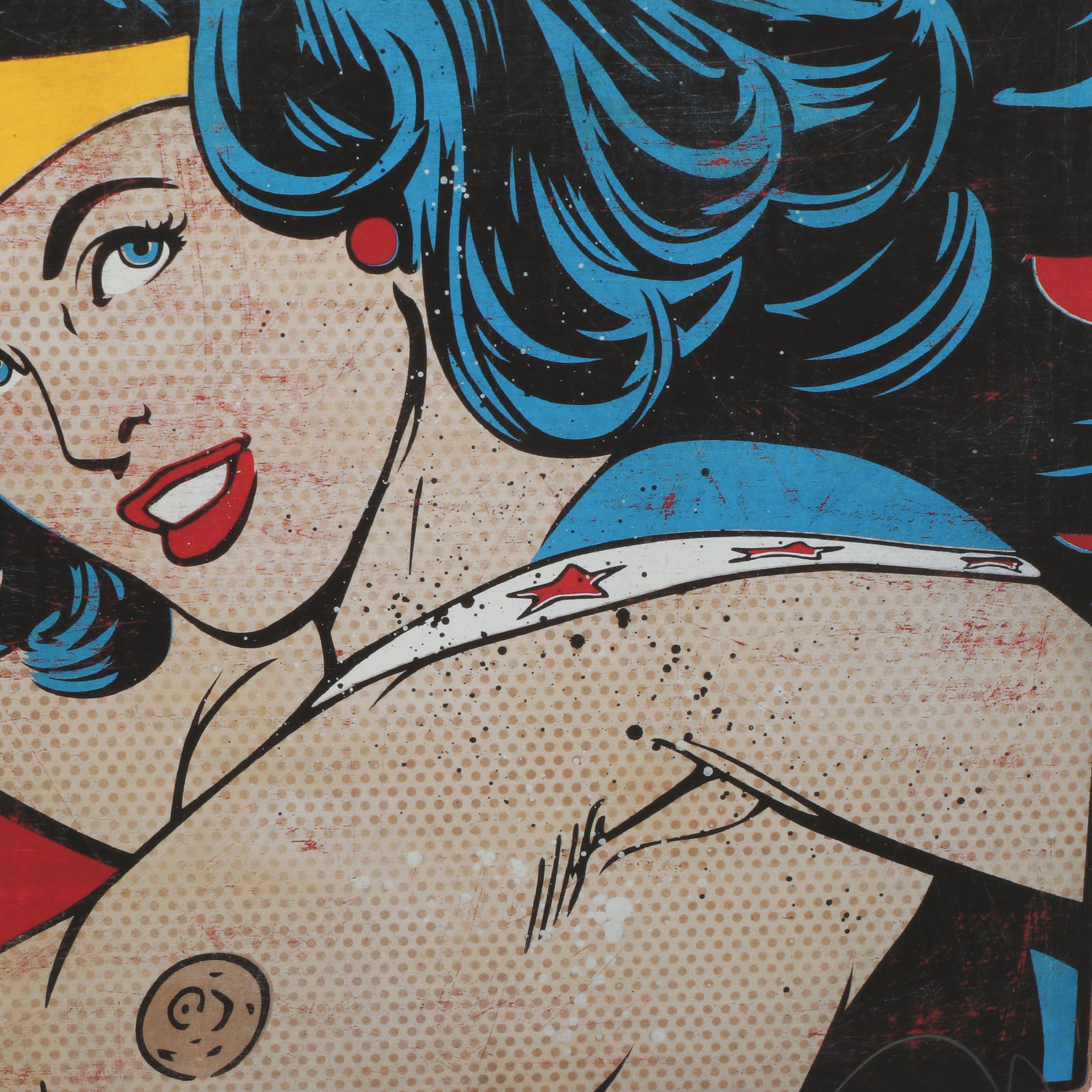 Denial Giclée "Burn Your Wonder Bra," 21st Century