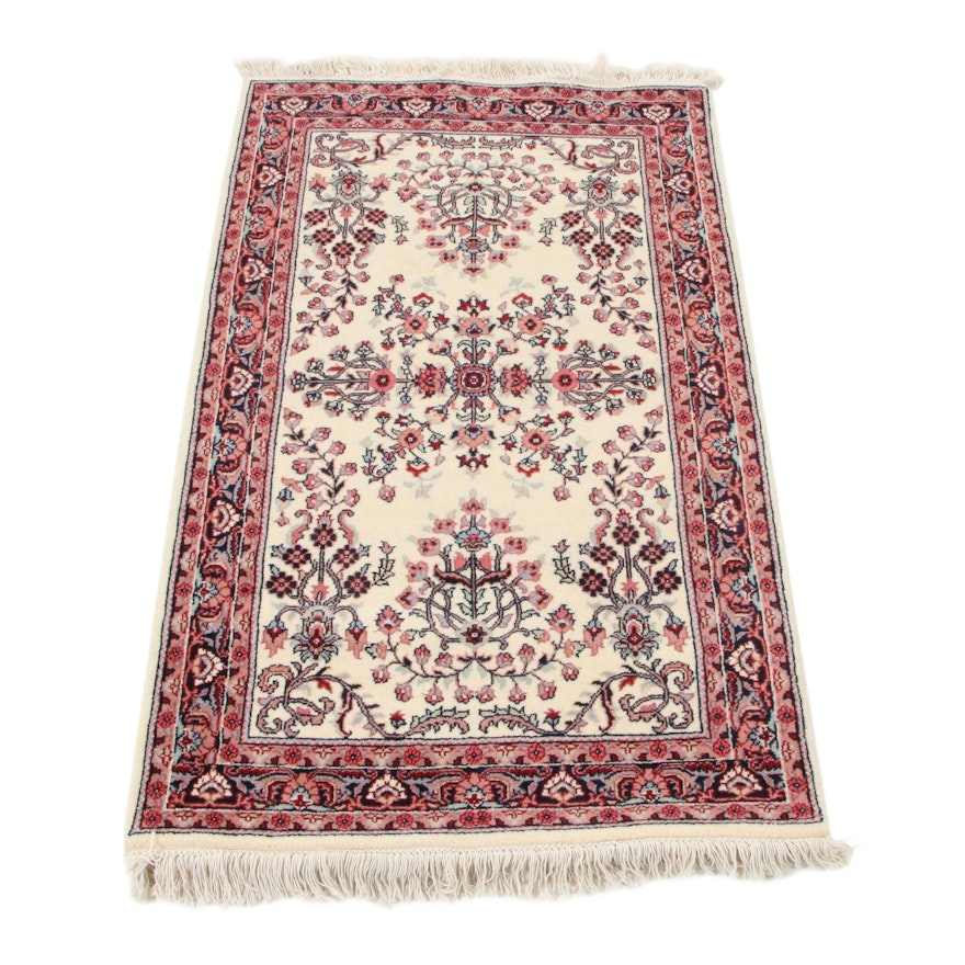 3'1 x 5'5 Hand-Knotted Indo-Persian Tabriz Accent Rug, 2000s