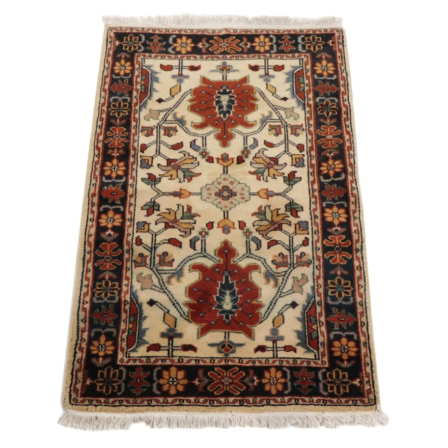 3'2 x 5'4 Hand-Knotted Indo-Persian Tabriz Area Rug, 2000s