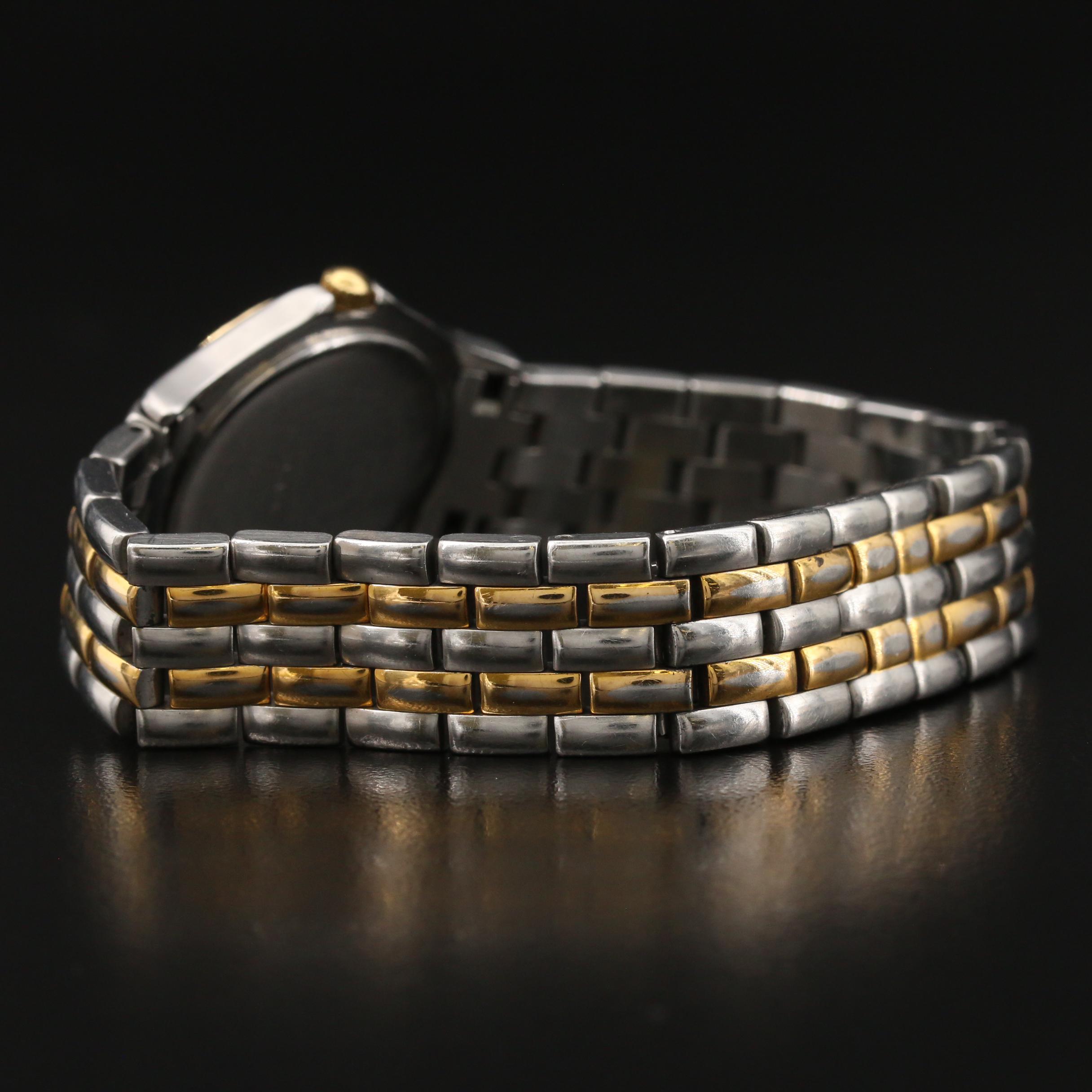 Movado Museum Two Tone Diamond Watch