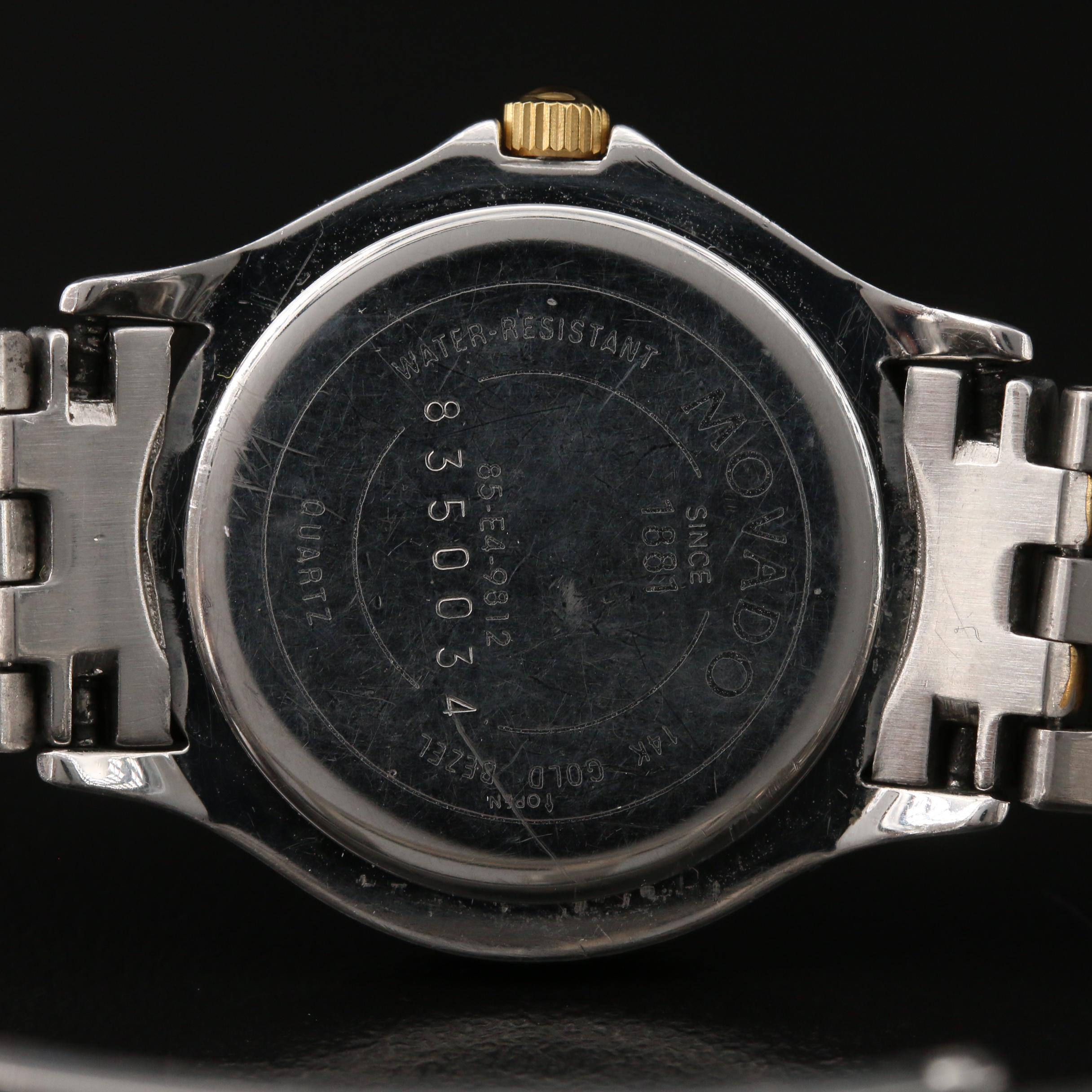 Movado Museum Two Tone Diamond Watch