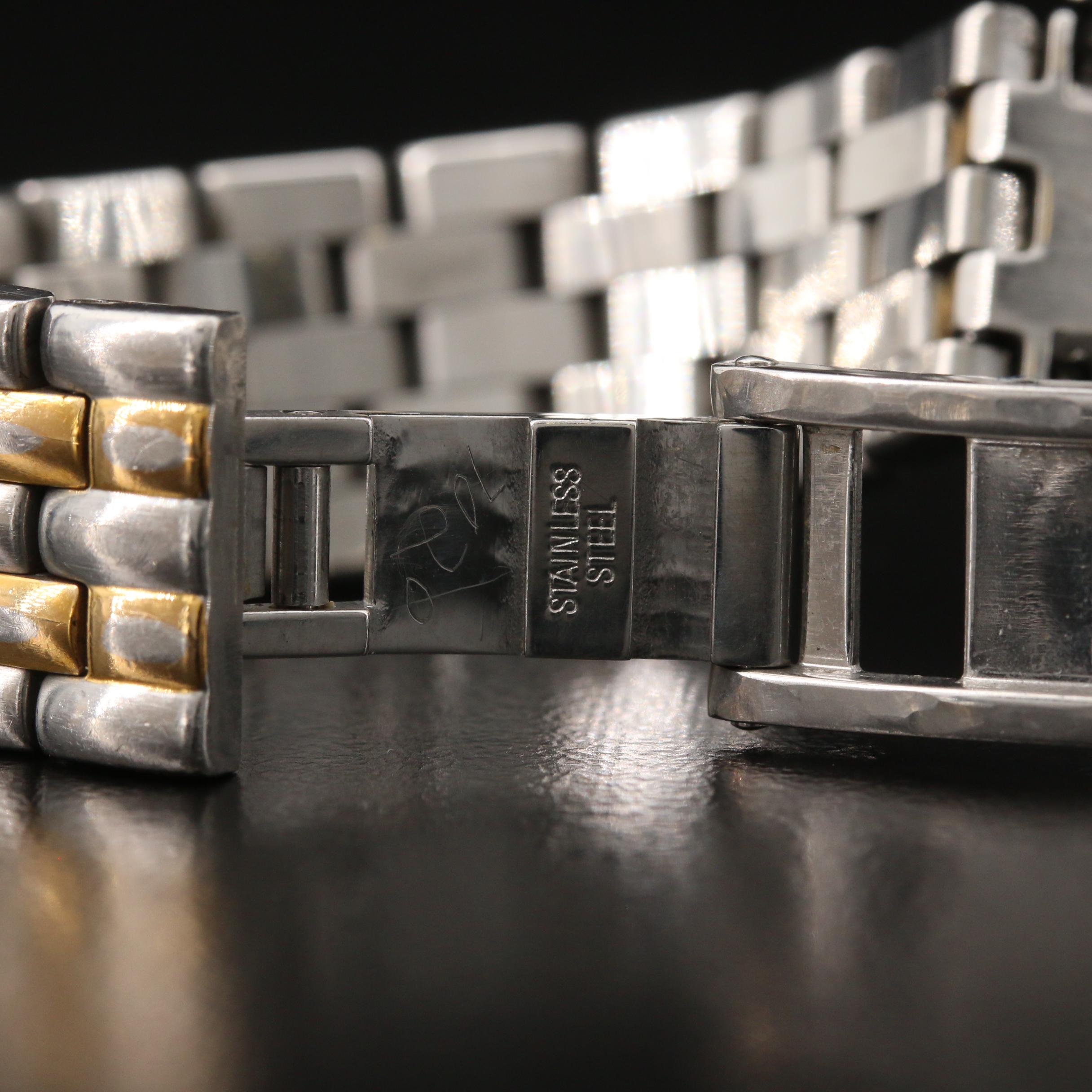 Movado Museum Two Tone Diamond Watch