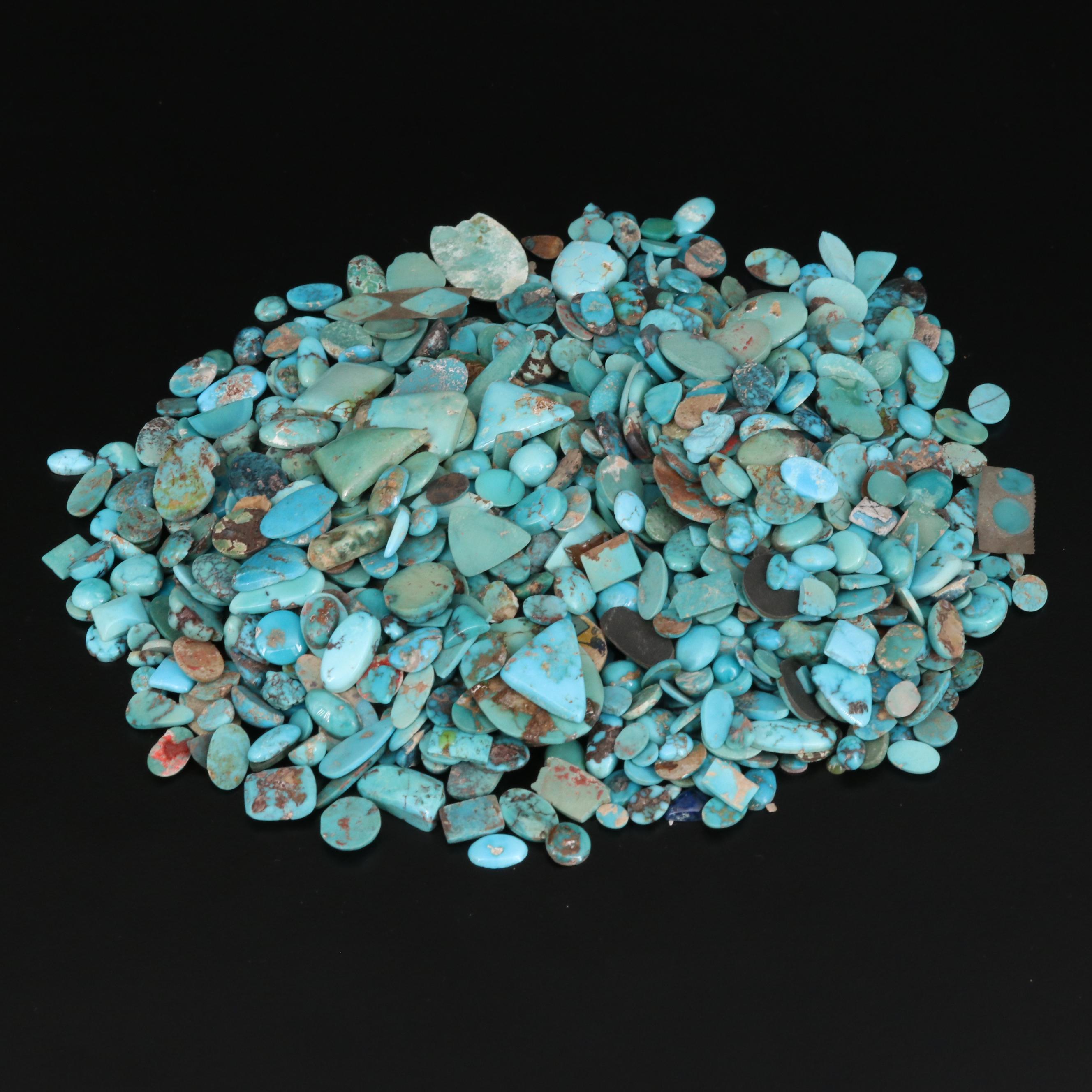 Loose Turquoise Selection Featuring Various Shapes