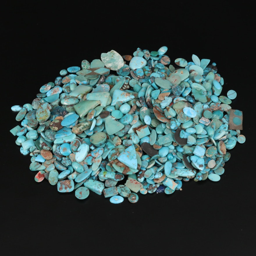 Loose Turquoise Selection Featuring Various Shapes