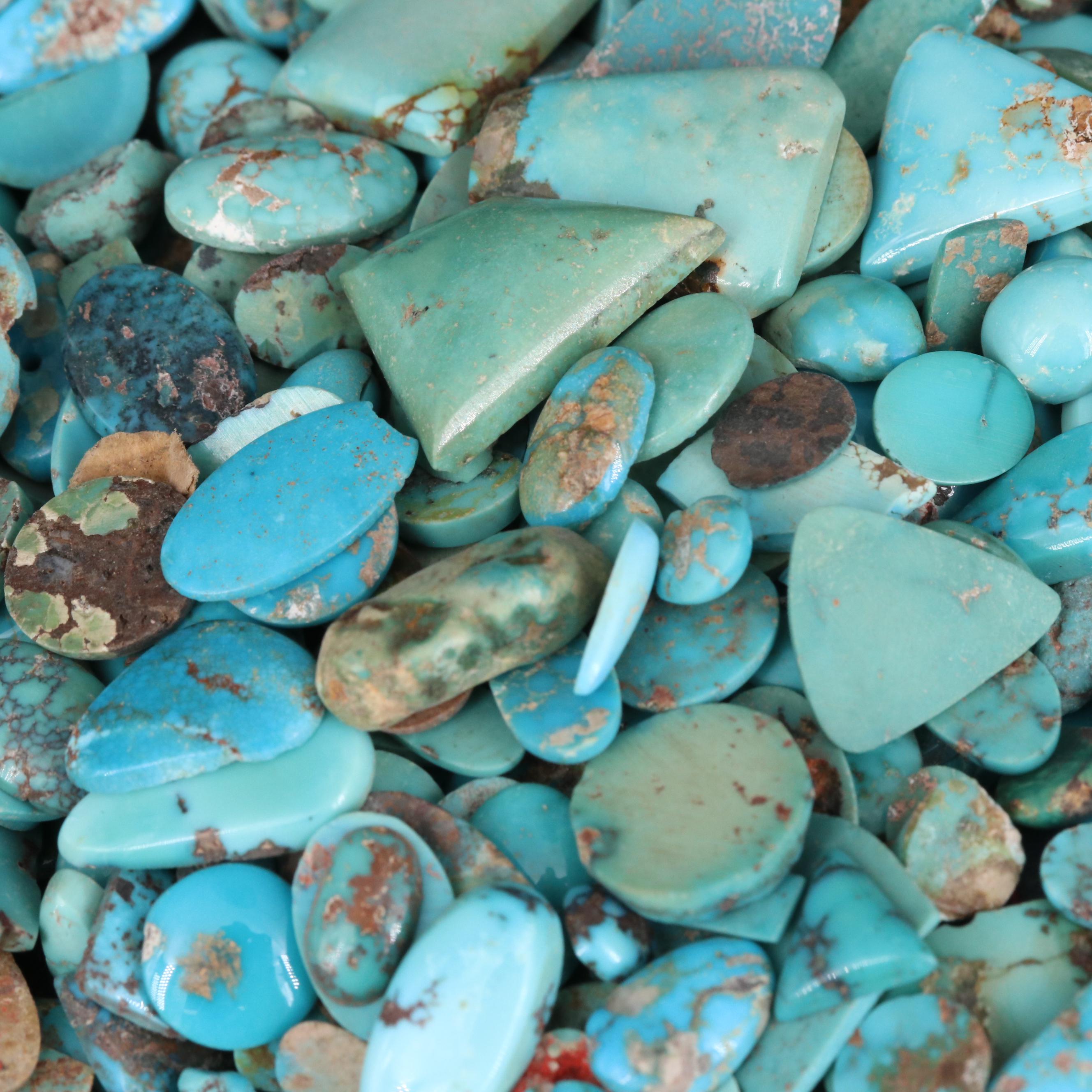 Loose Turquoise Selection Featuring Various Shapes
