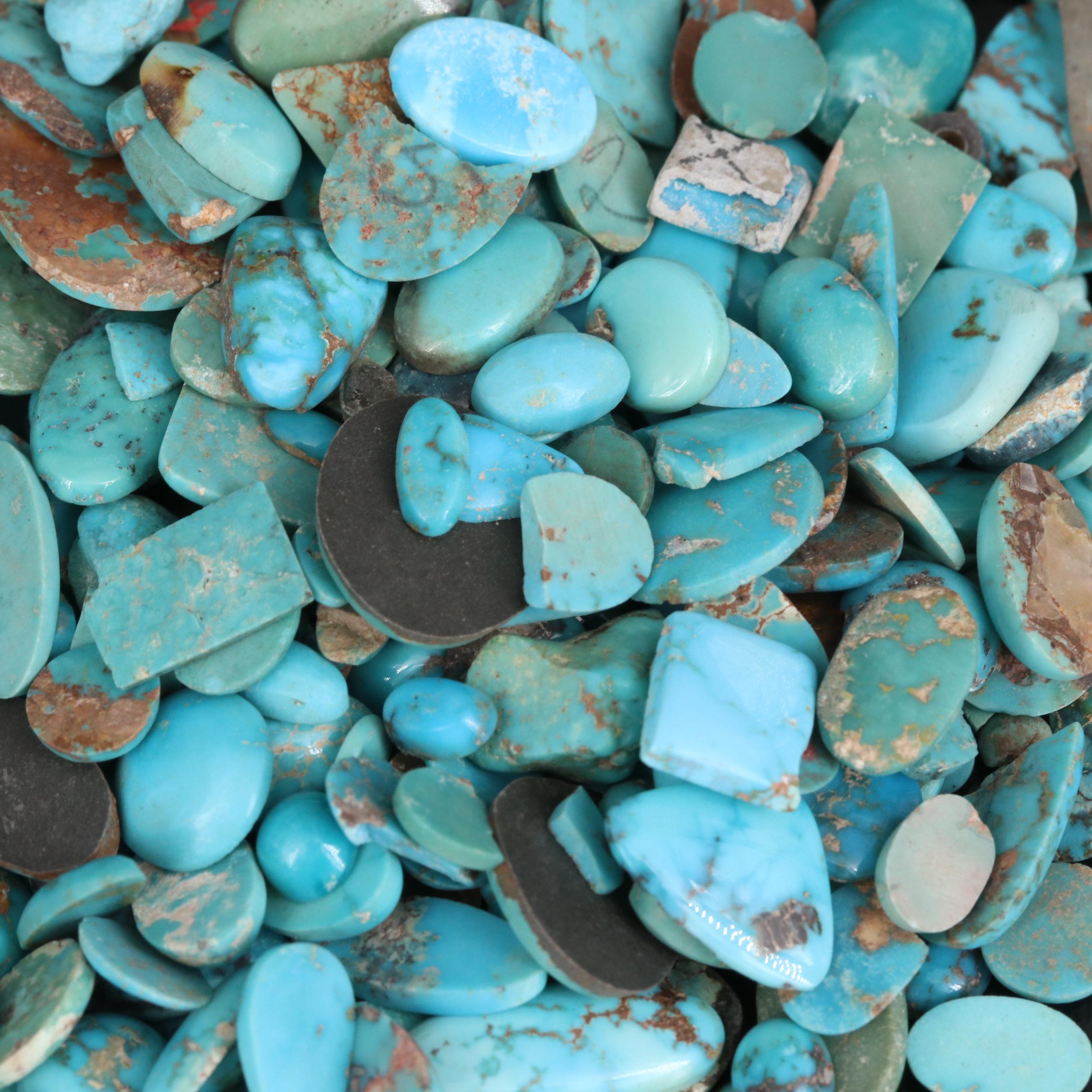 Loose Turquoise Selection Featuring Various Shapes