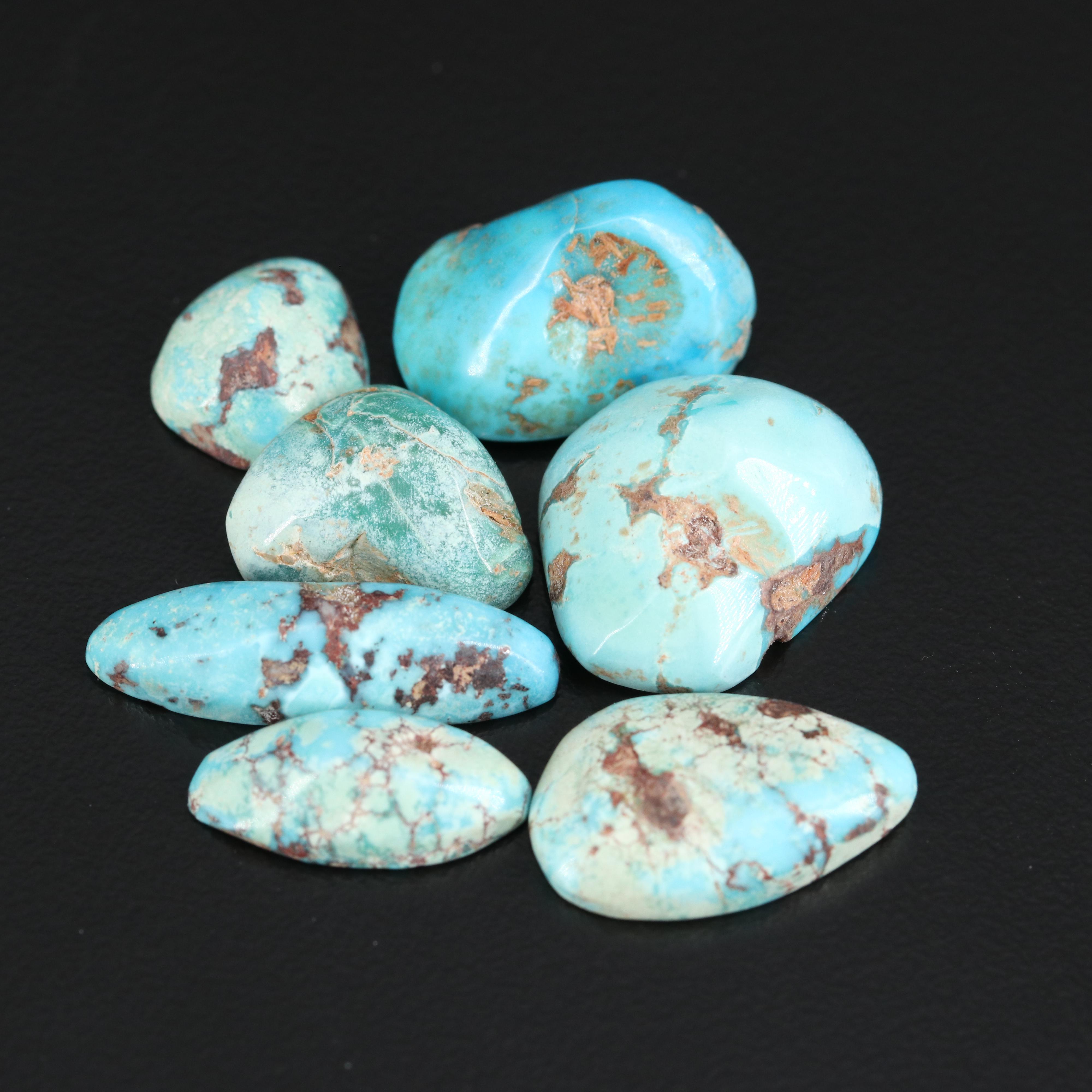 Loose Turquoise, Turquoise Doublet and Imitation Turquoise Assortment