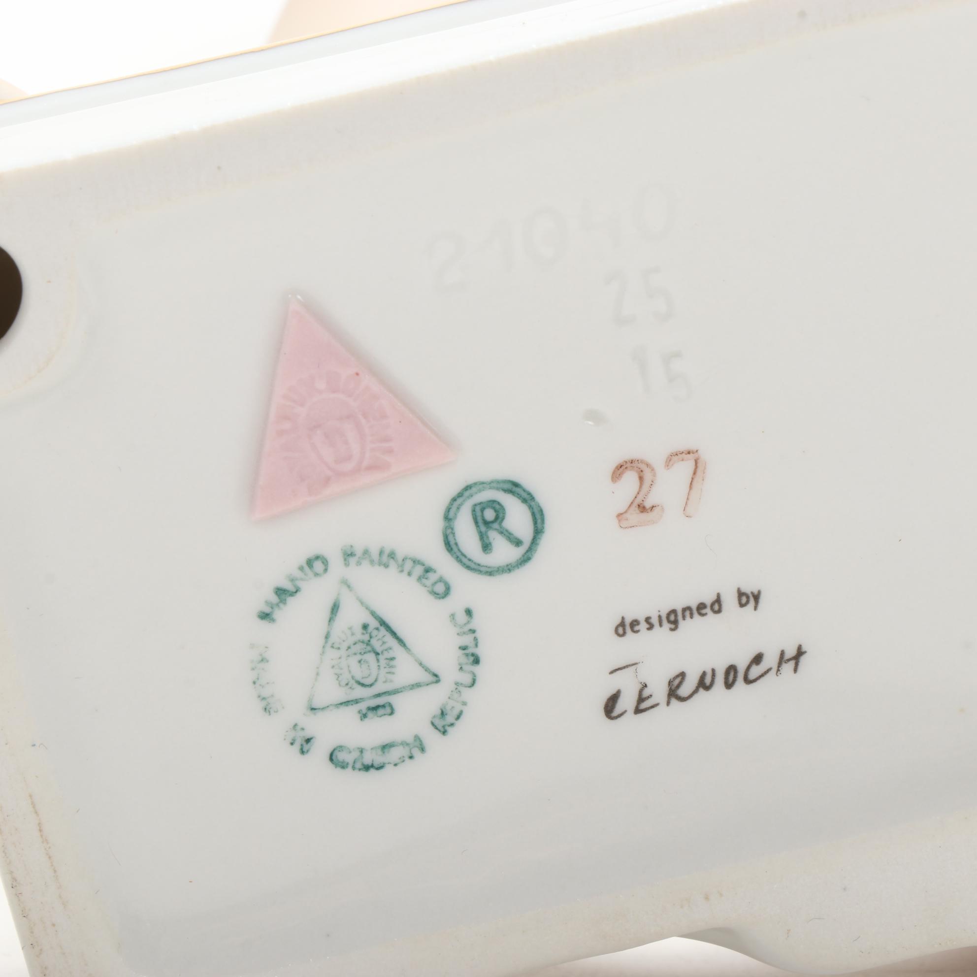 Royal Dux Nude Porcelain Figurine Designed by Jiří Černoch