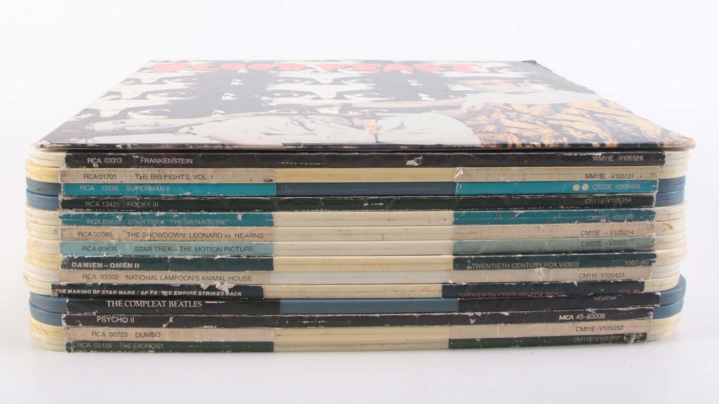 1980s RCA Video Discs, Including "The Empire Strikes Back" and "Animal House"