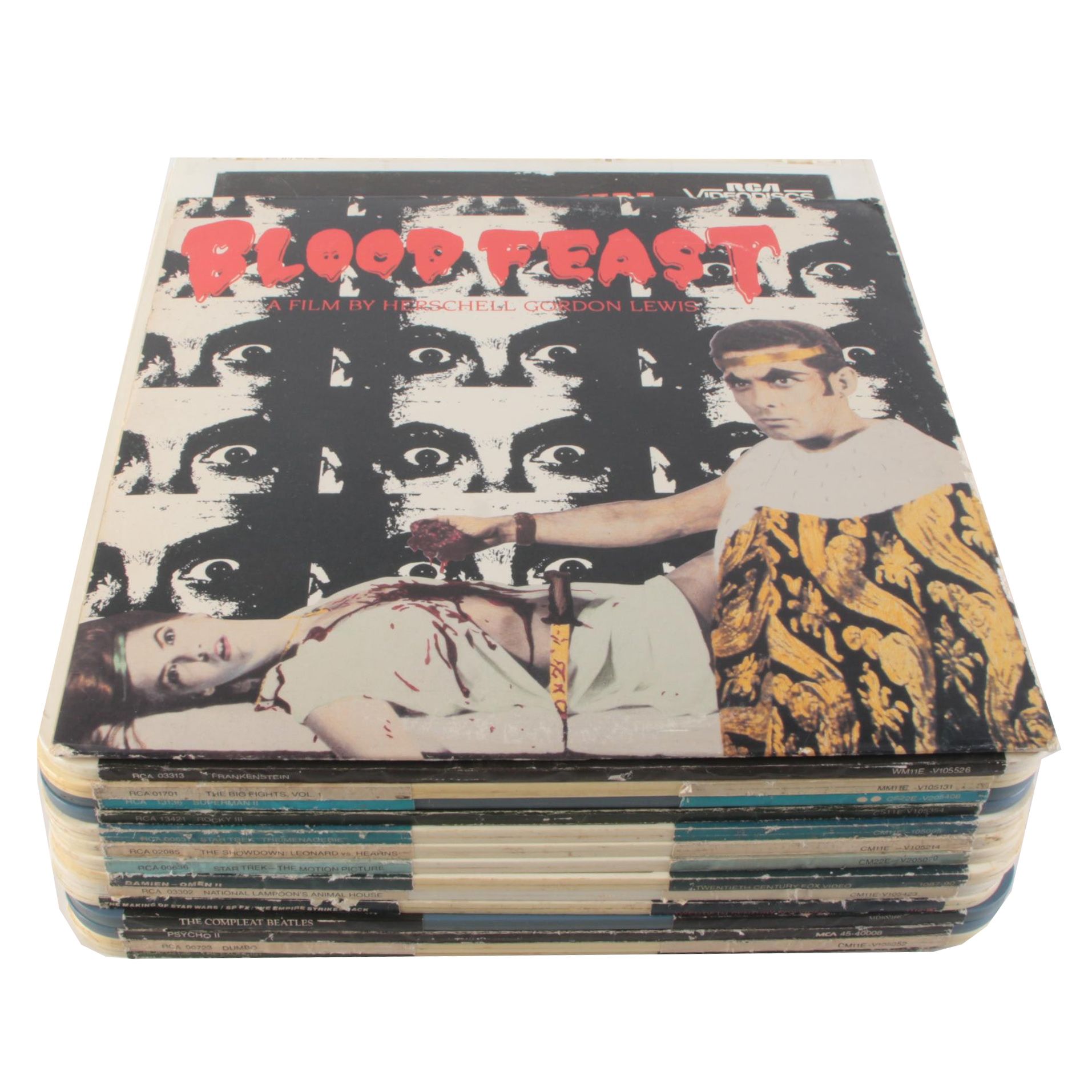 1980s RCA Video Discs, Including "The Empire Strikes Back" and "Animal House"