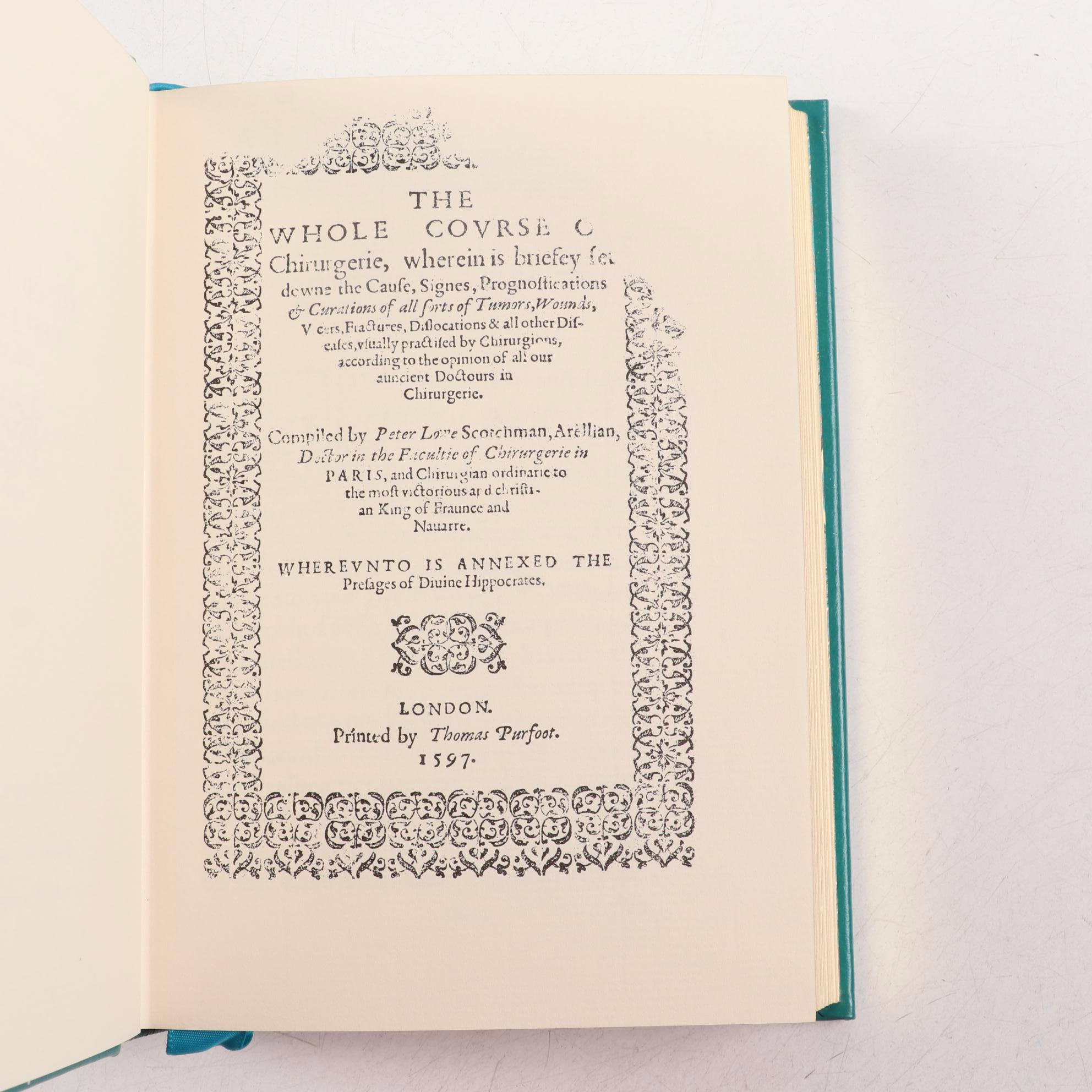 The Classics of Medicine Library Limited Edition Leather Bound Medical Books