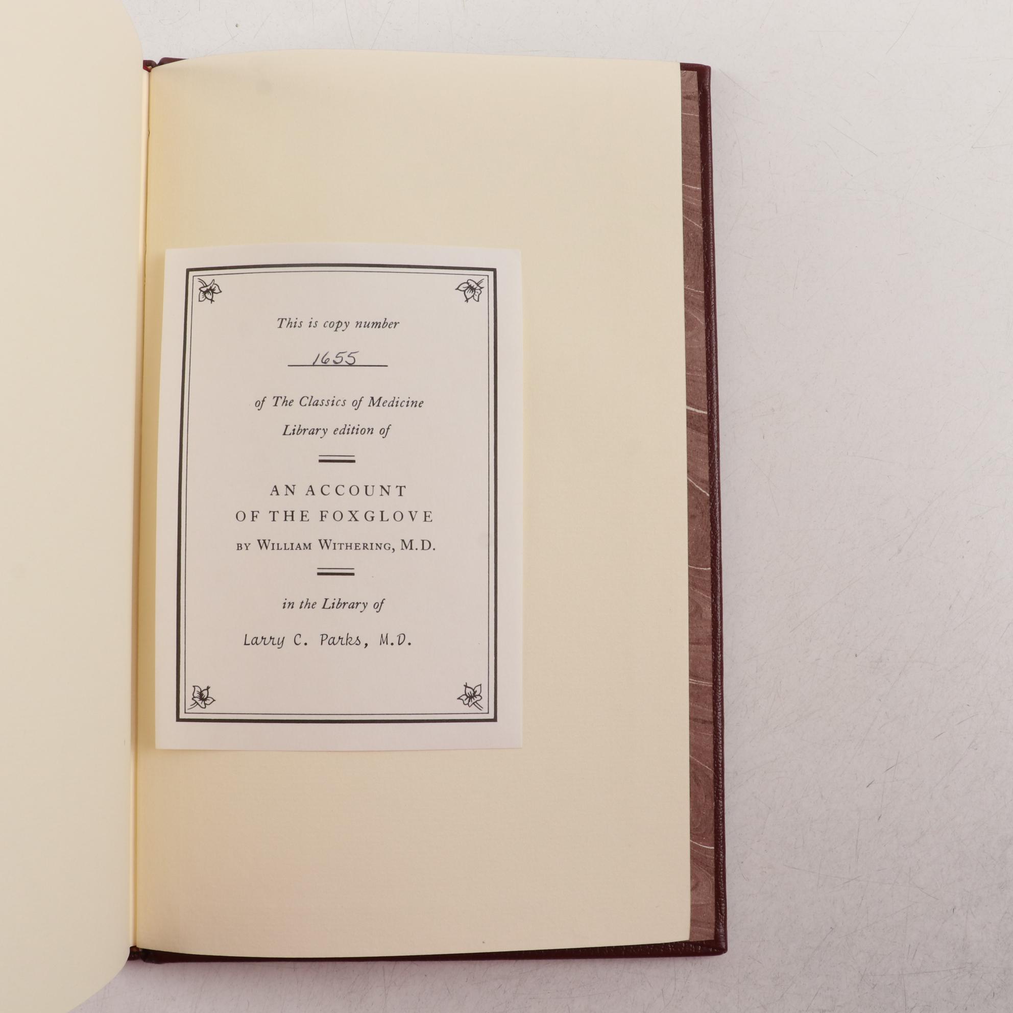 The Classics of Medicine Library Limited Edition Leather Bound Medical Books