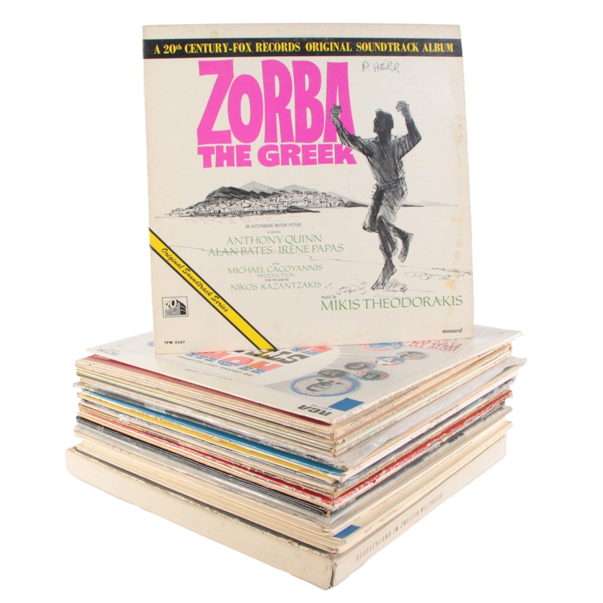 Zorba the Greek, Oklahoma, Star Wars, The Sting, and Other Vinyl Records